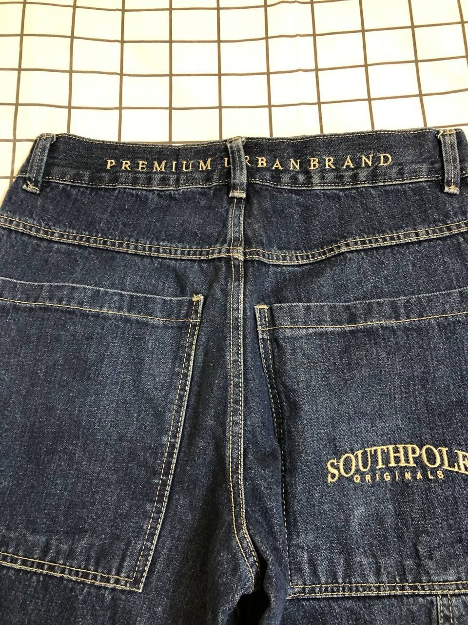 Southpole Y2K Southpole Big Logo navy blue denim pants size 30 Size US 32 / EU 48 - 17 Thumbnail