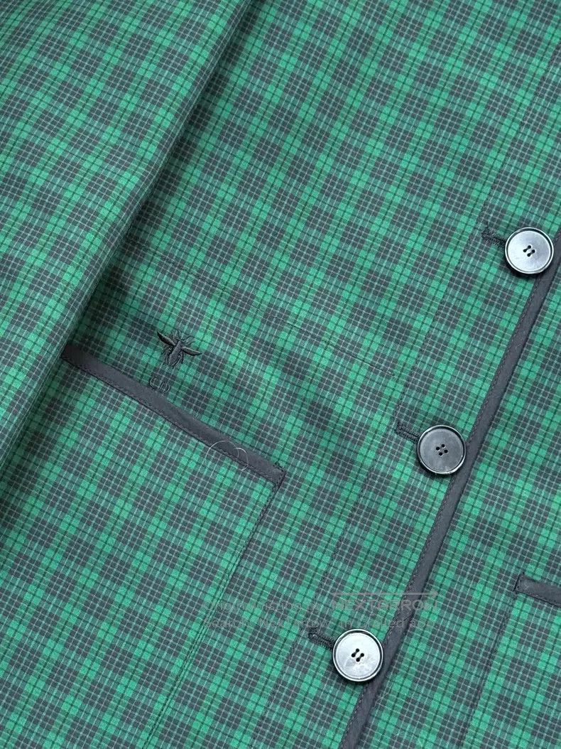 Dior Dior Black plaid lapel long-sleeved jacket Size XS / US 0-2 / IT 36-38 - 4 Thumbnail
