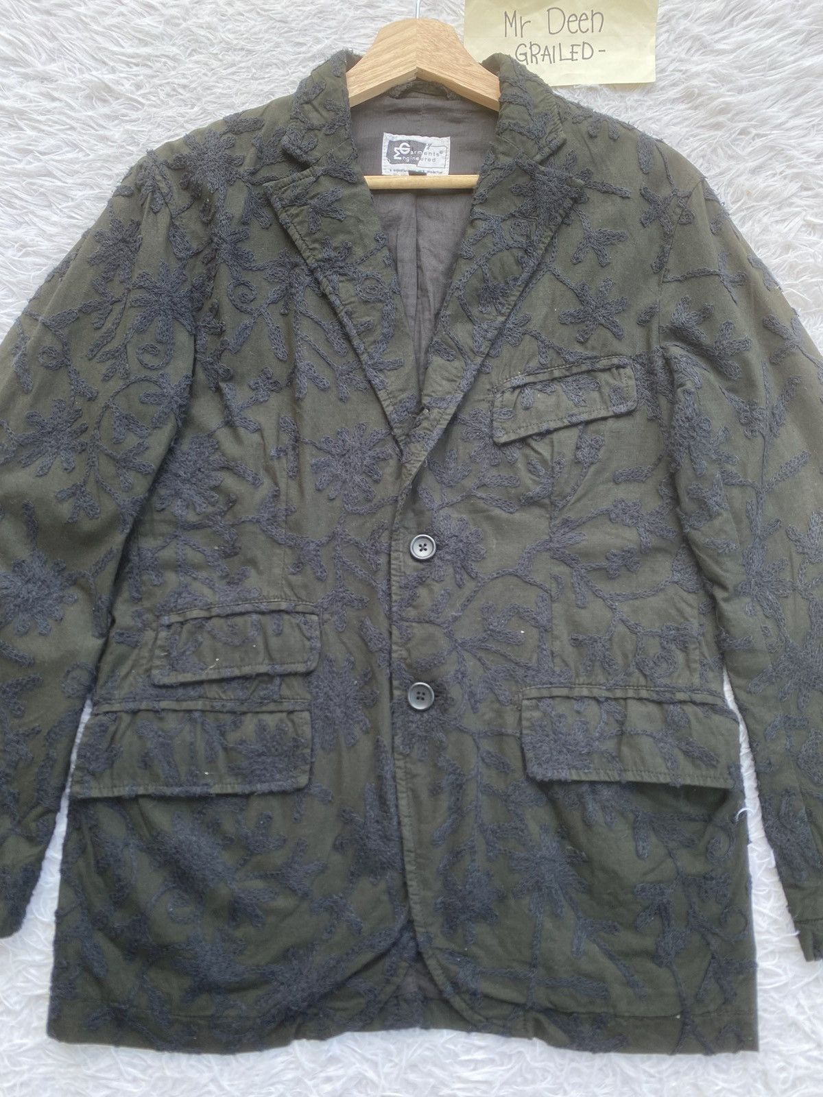 Engineered Garments Engineered Garments Chain Stitch Florals Embroidery Jacket Size XS / US 0-2 / IT 36-38 - 9 Thumbnail