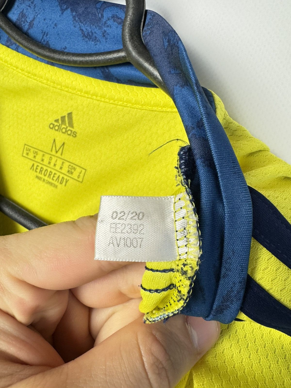 Adidas Manchester United 2020 2021 Goalkeeper Shirt Soccer Jersey Size US M / EU 48-50 / 2 - 9 Thumbnail