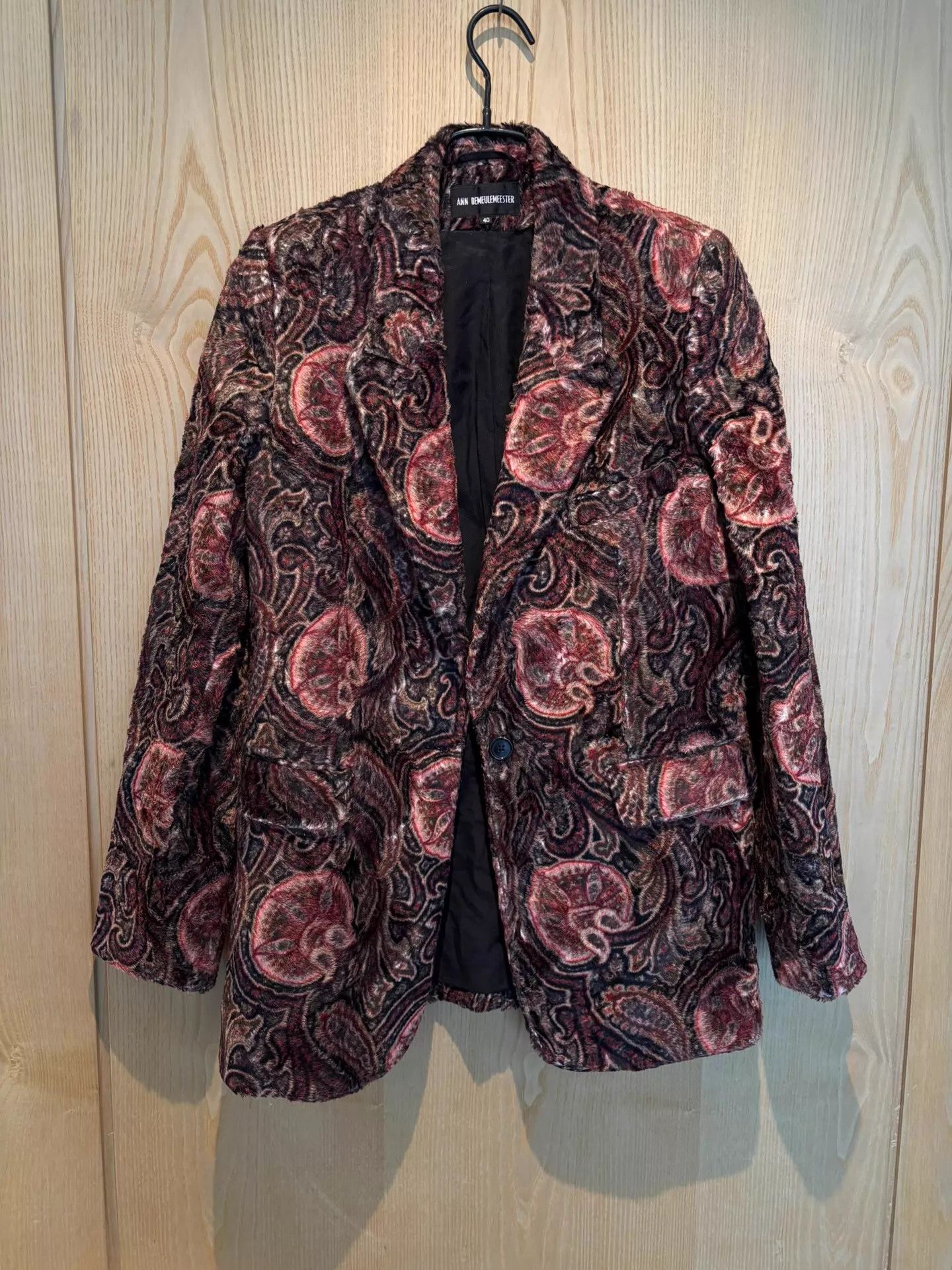 Ann Demeulemeester ANN DEMEULEMEESTER Printed Blazer Women's 40 Size S / US 4 / IT 40 - 1 Thumbnail