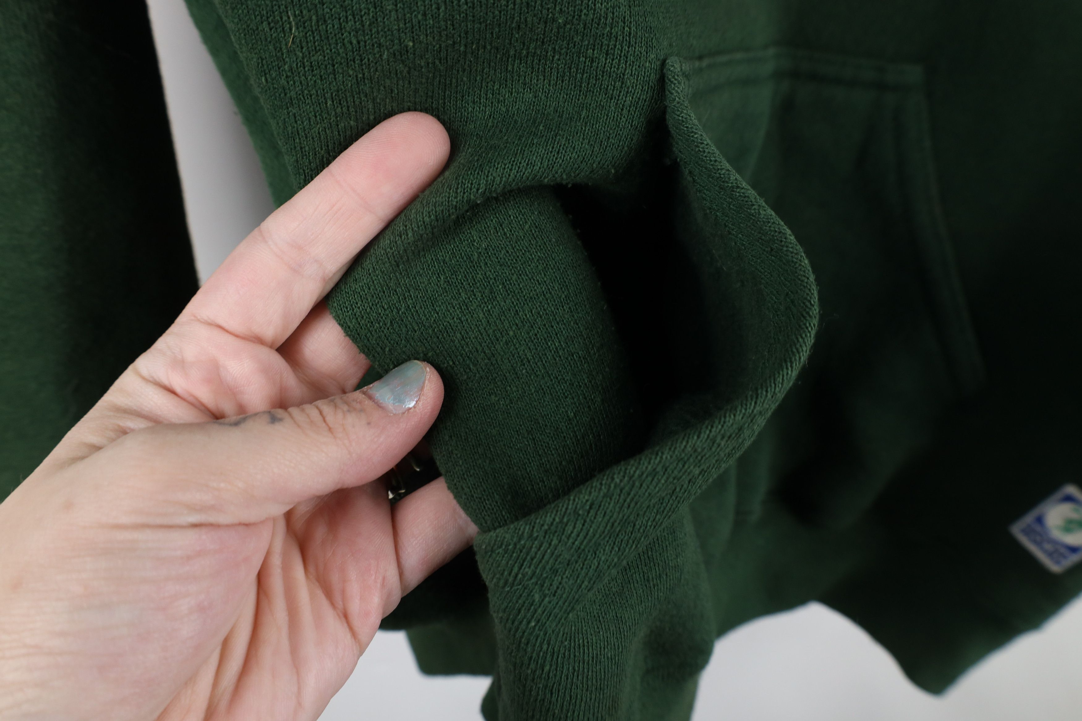 Vintage Vintage 90s Streetwear Out Miami Motors Hoodie Green USA Size US M / EU 48-50 / 2 - 7 Thumbnail