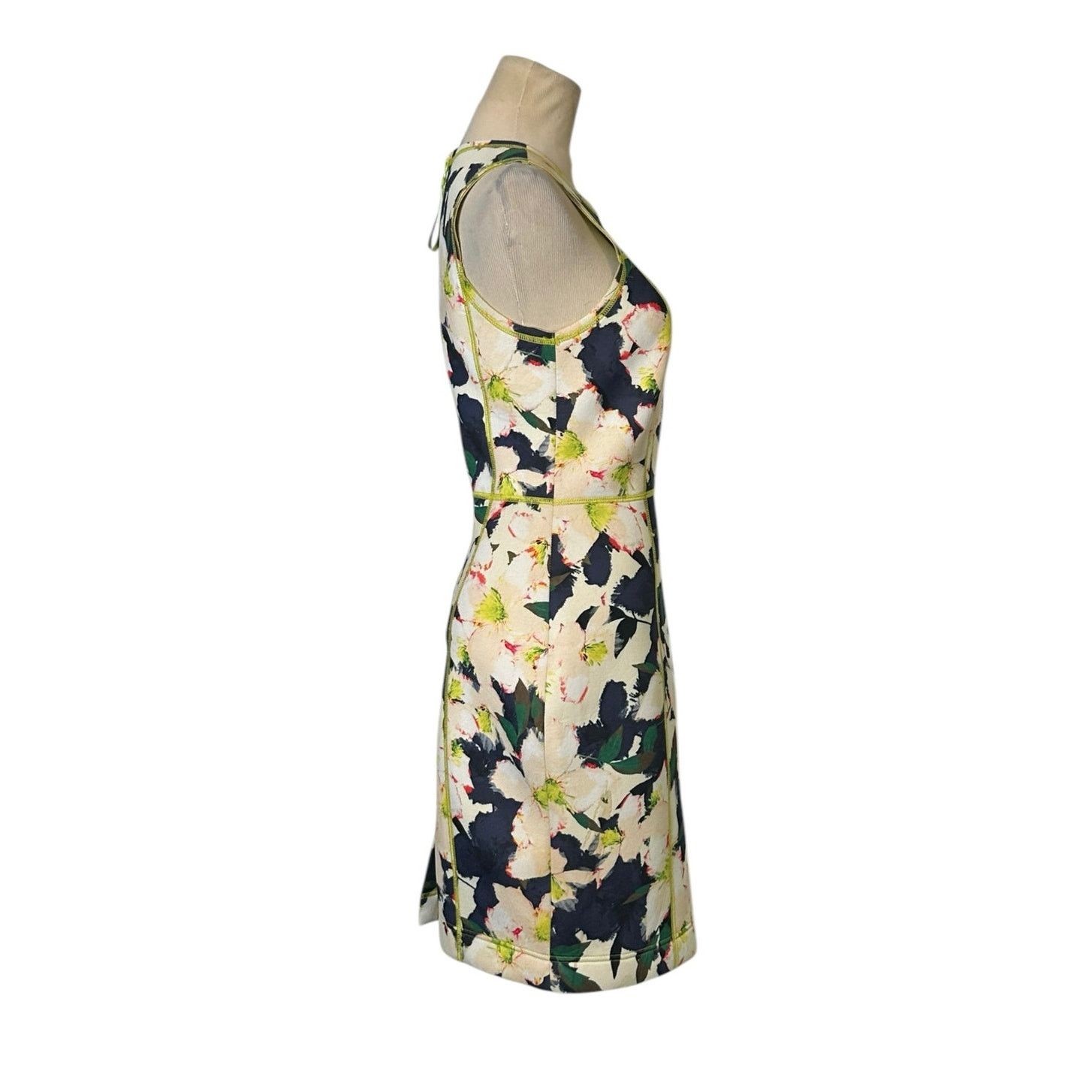 J.Crew J.Crew cove scuba floral sleeveless sheath dress size 00 Size XXS / US 00 / IT 34 - 7 Thumbnail
