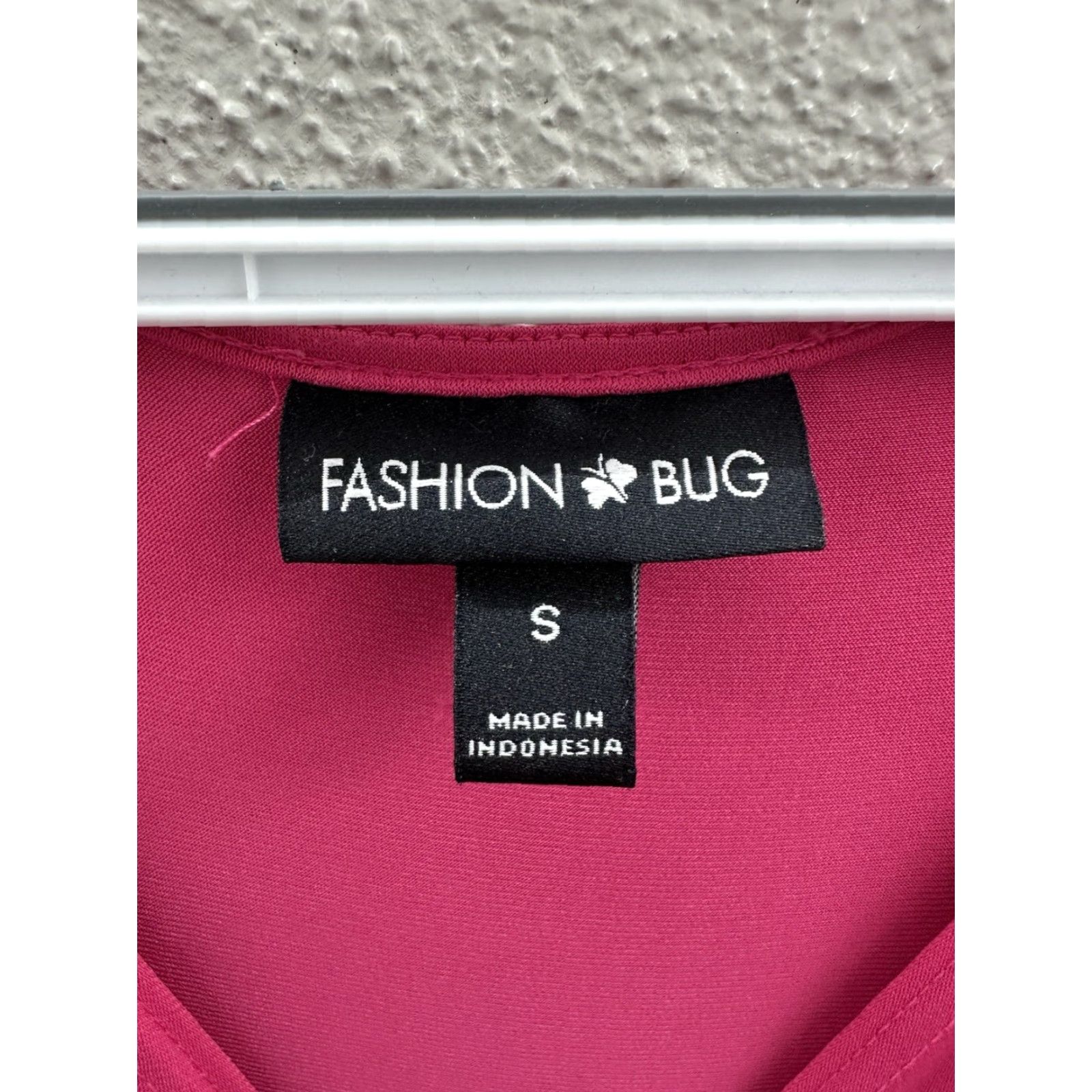Vintage Fashion Bug Womens Dress Sleeveless Pink Black Size Small Knee Length V-Neck Style Fit & Flare Casual Party/Cocktail Dress Womens Size S / US 4 / IT 40 - 3 Thumbnail