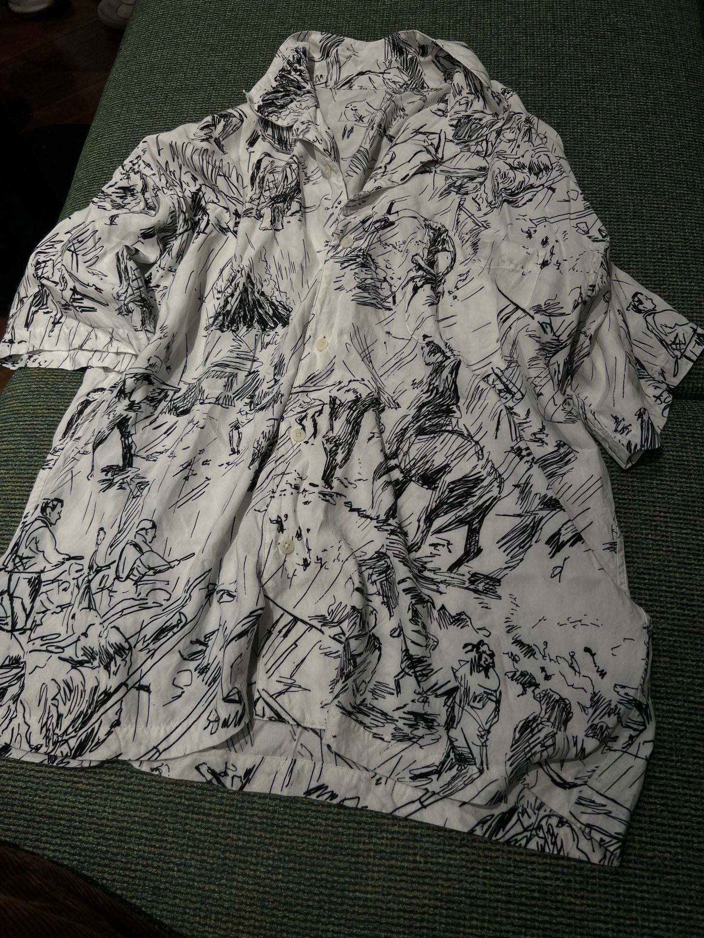 Porter Classic Porter Classic Seven Samurai Aloha Shirt Size US M / EU 48-50 / 2 - 1 Thumbnail