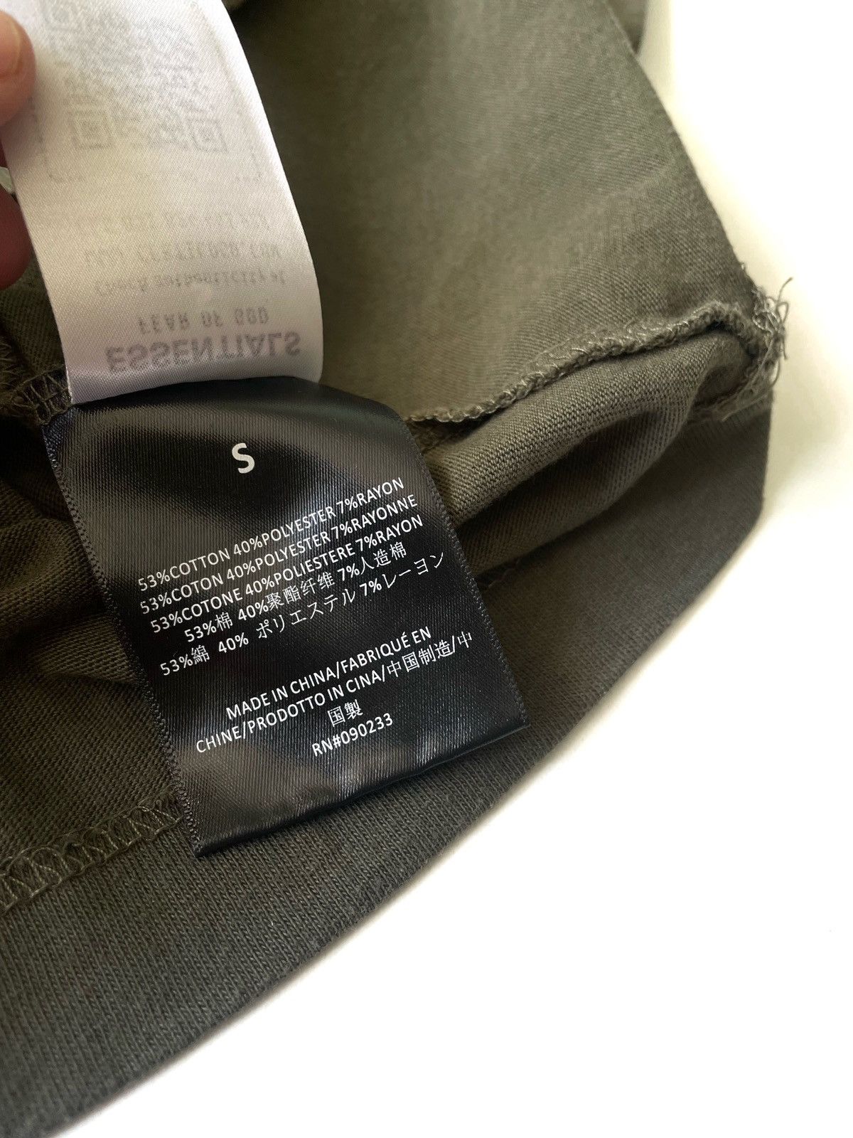 Fear of God Essentials Fear Of God Olive Women T-Shirt Big Logo Size S Size S / US 4 / IT 40 - 9 Thumbnail