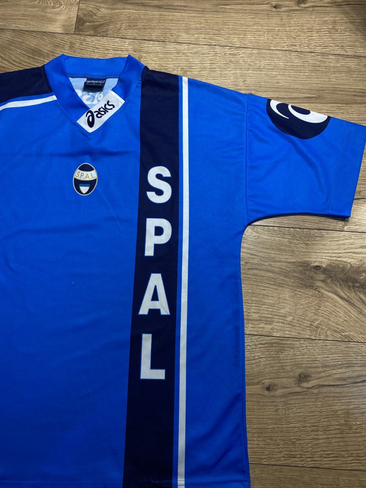 Asics Vintage SPAL 1999-00 Asics Training Shirt Jersey BNWT Size L Size US L / EU 52-54 / 3 - 2 Thumbnail