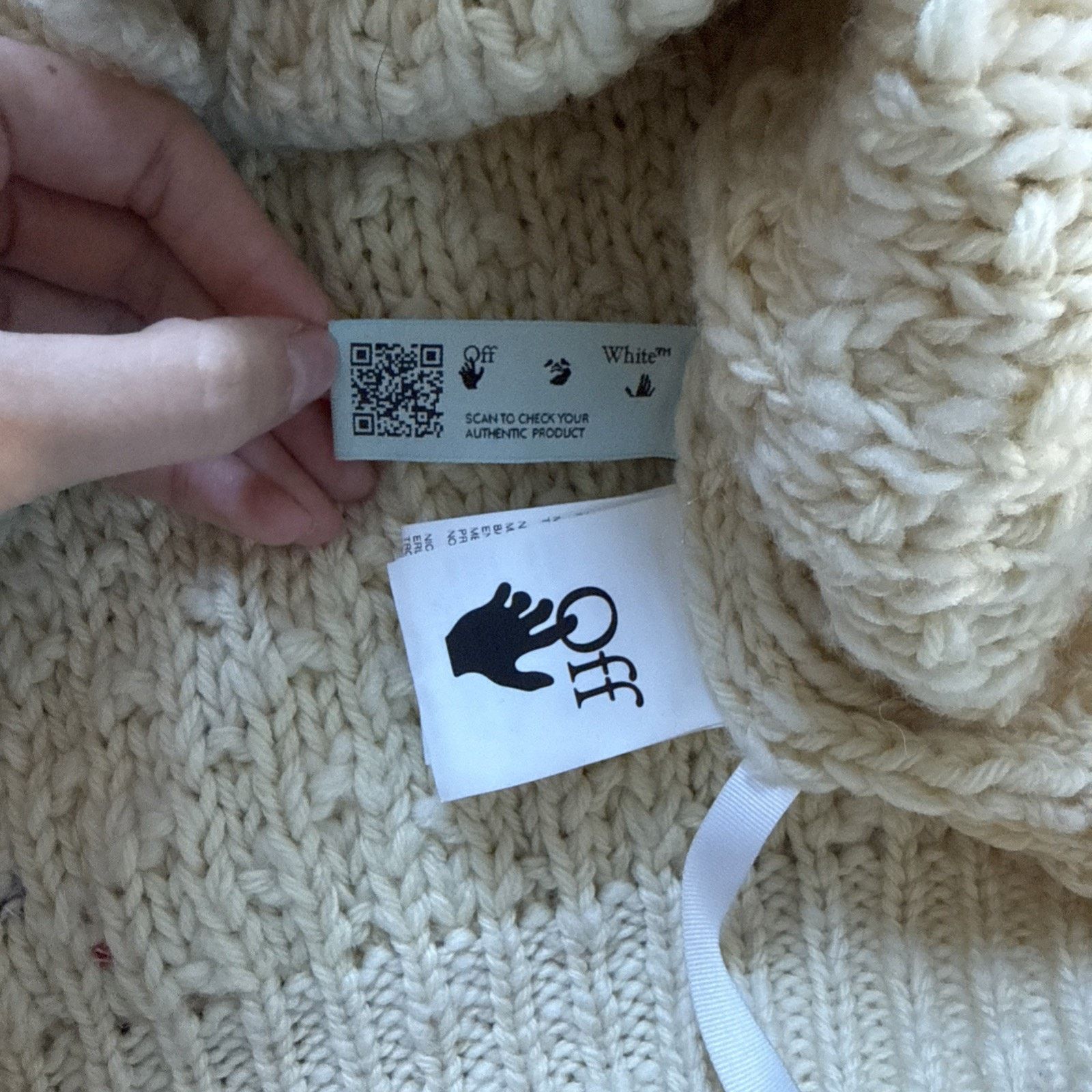 Off-White OFF-WHITE C/O VIRGIL ABLOH Strips Crewneck Sweater Size US M / EU 48-50 / 2 - 10 Thumbnail