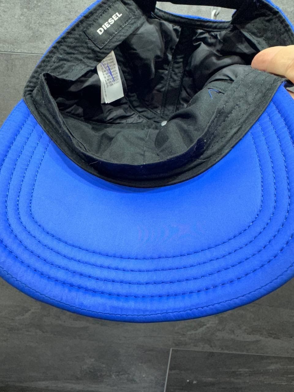 Diesel Diesel Blue Cap Nylon Hats Size ONE SIZE - 14 Thumbnail