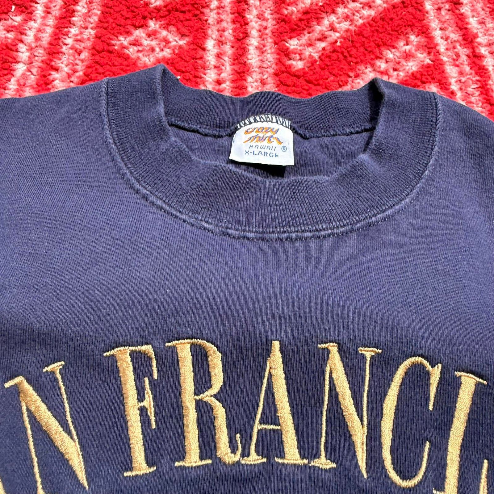 Other Vtg 90s Crazy Shirts Hawaii San Francisco Sweatshirt Size US XL / EU 56 / 4 - 2 Thumbnail