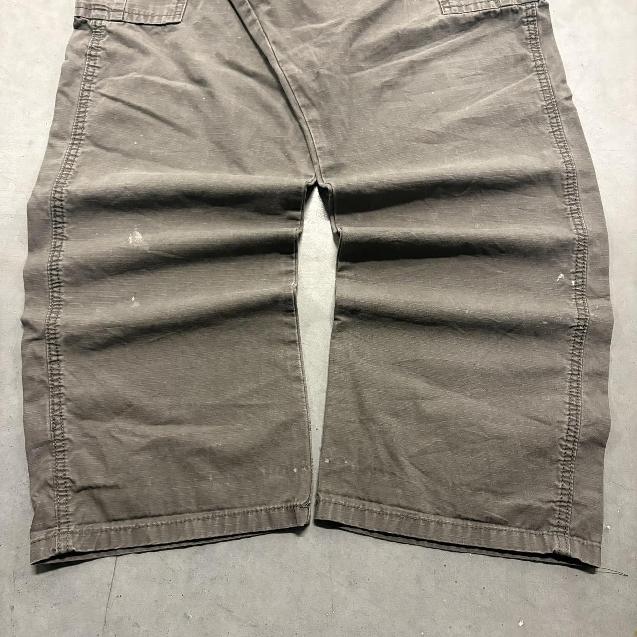 Vintage Crazy Vintage Y2K 2000 Super Baggy Wideleg Dark Grey Grunge Streetwear Cargo pants! Size US 38 / EU 54 - 3 Thumbnail