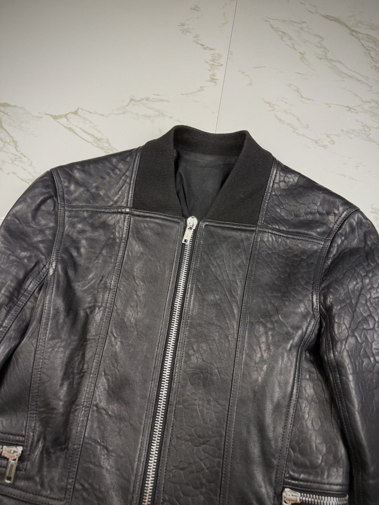 Rick Owens Rick Owens FW17 Geo Harness Bomber Jacket Size US S / EU 44-46 / 1 - 3 Thumbnail