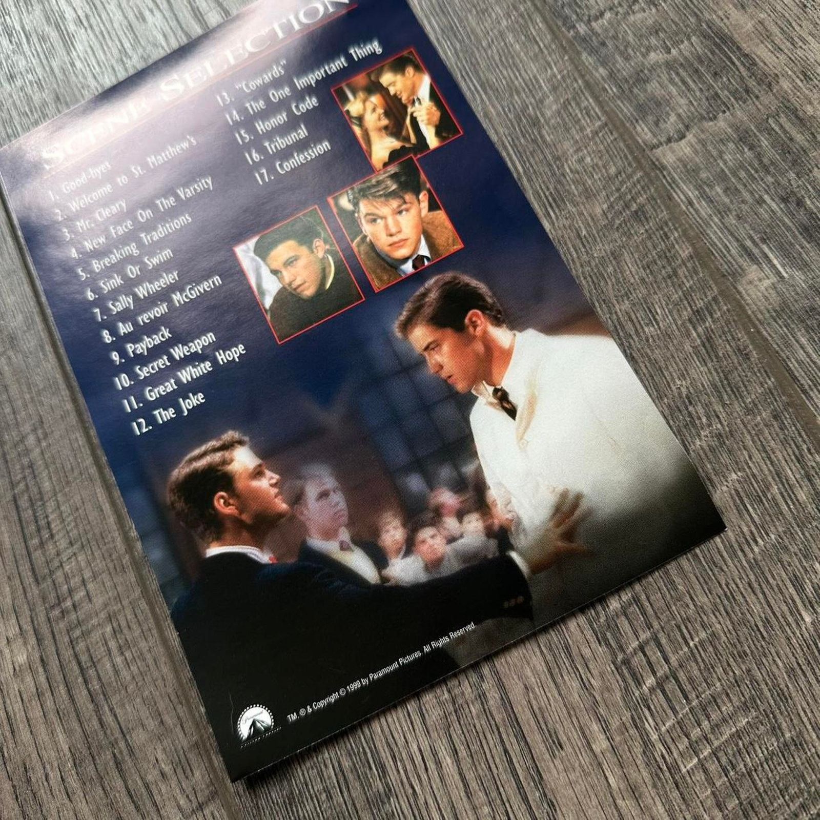 Vintage Vintage 1992 90s School Ties Mini Movie Promo DVD Poster Size ONE SIZE - 6 Thumbnail