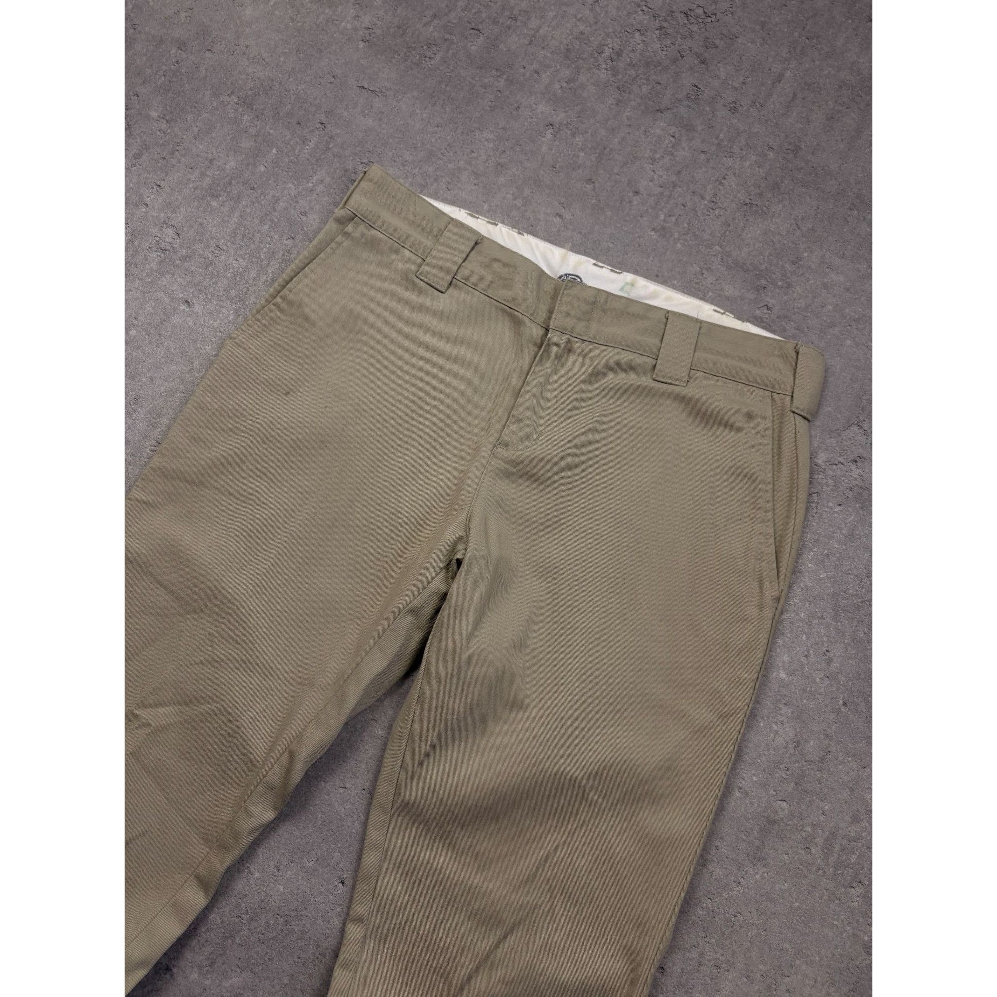 Dickies Dickies Slim Fit Chino Work Pants Khaki Beige Men’s W33 L32 Size US 32 / EU 48 - 5 Thumbnail