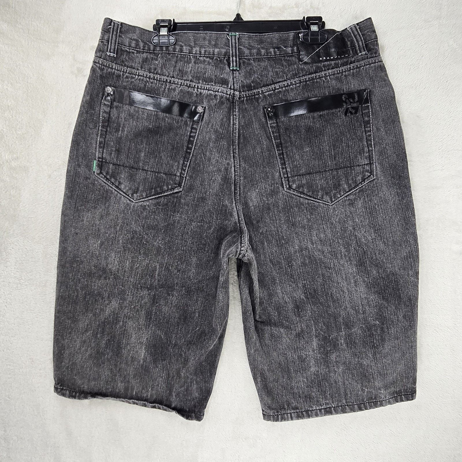 Sean John Vintage Sean John Shorts Mens 38 Baggy Jean Jorts Y2K Skater Size US 38 / EU 54 - 4 Thumbnail