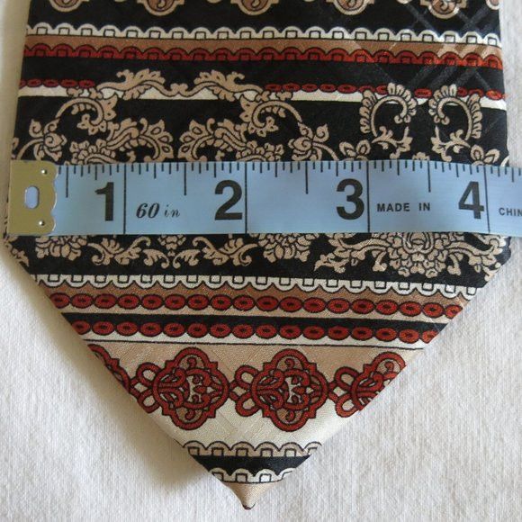 Lanvin Lanvin Multicolor Stripe 100% Silk Neck Tie Size ONE SIZE - 5 Thumbnail