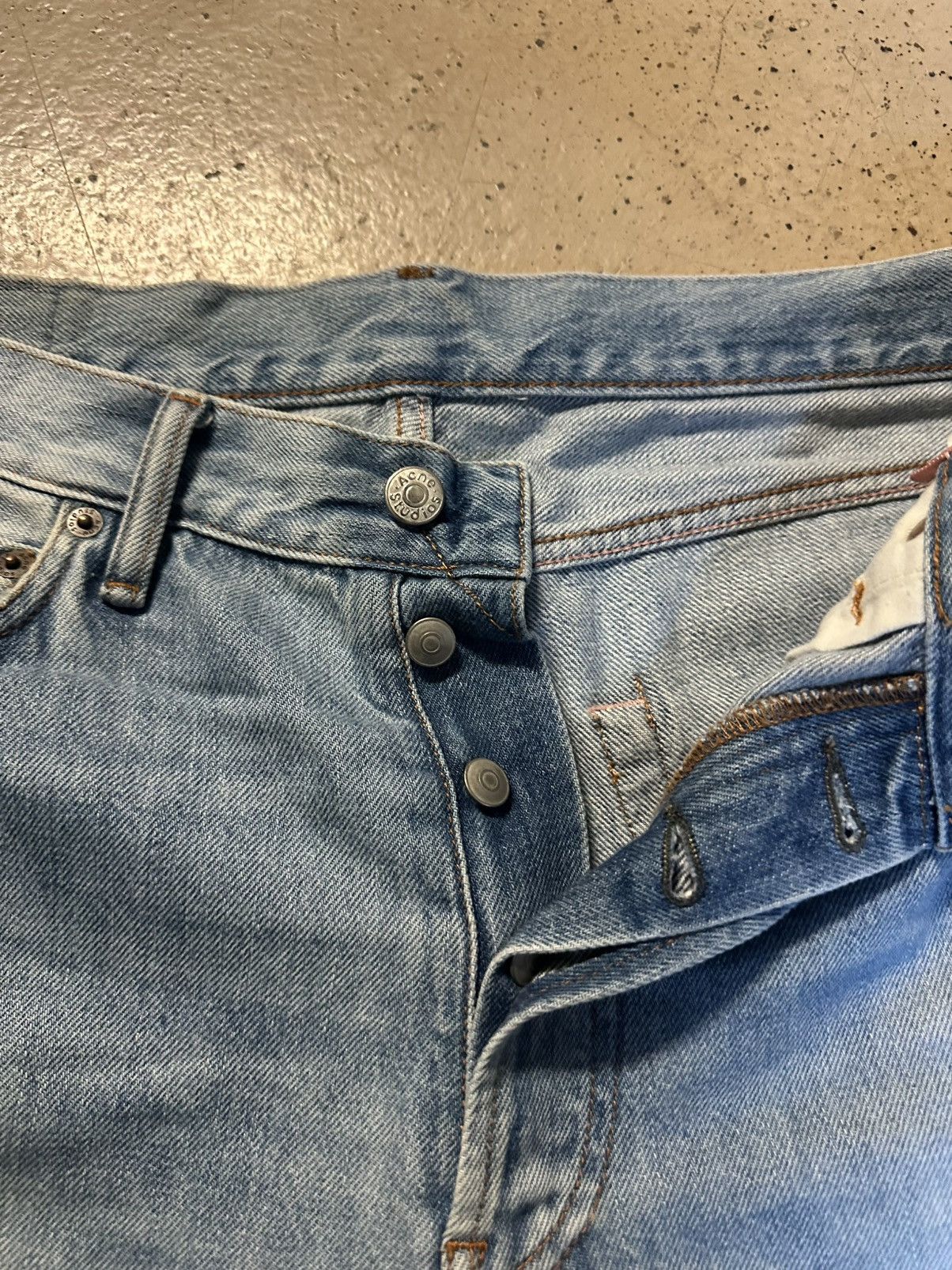 Acne Studios Acne Studios 1981M Light Blue Vintage Denim Size US 32 / EU 48 - 6 Thumbnail