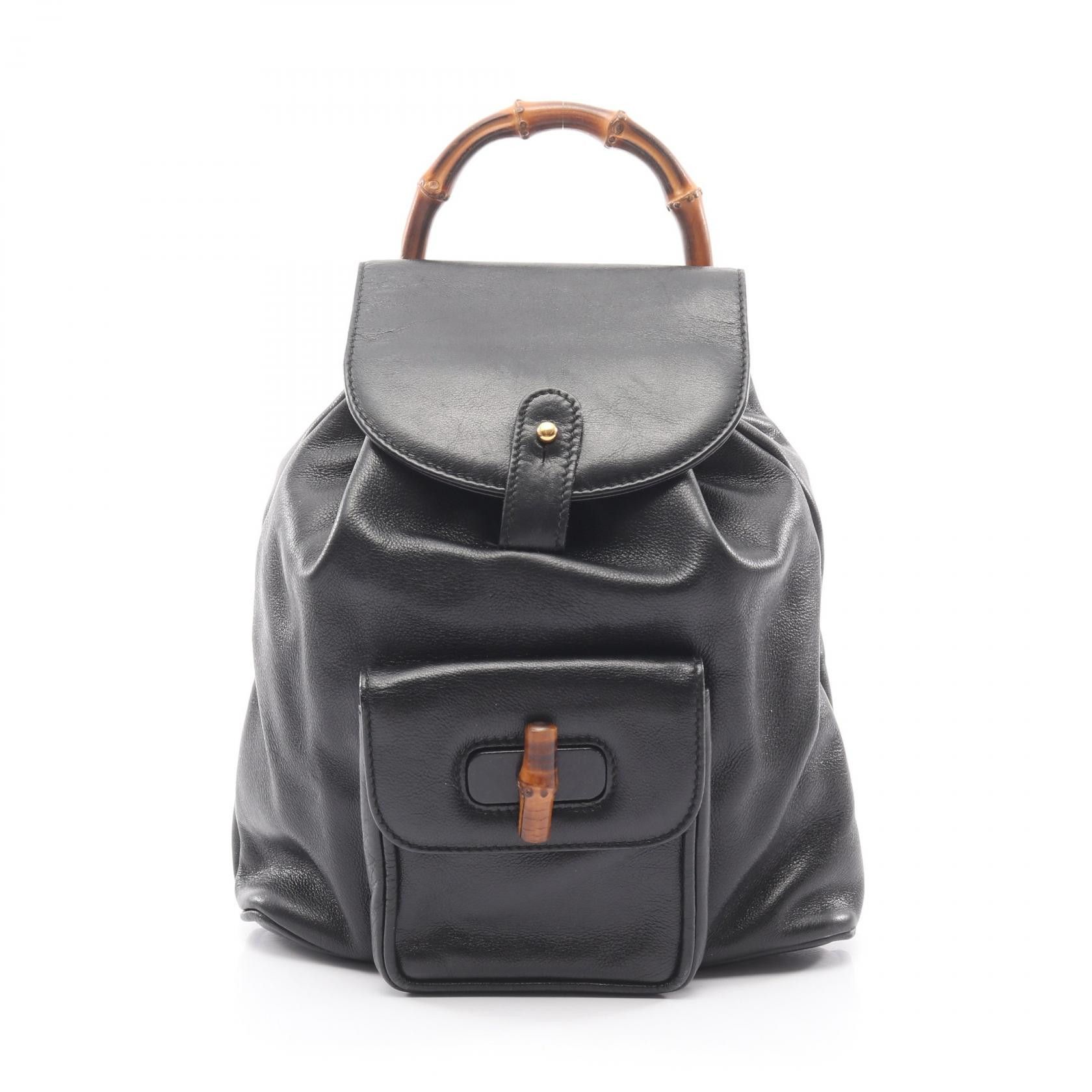 Gucci Gucci Gucci Leather Backpack Leather Backpack 00317050030 DUTY FREE for USA Size ONE SIZE - 1 Thumbnail