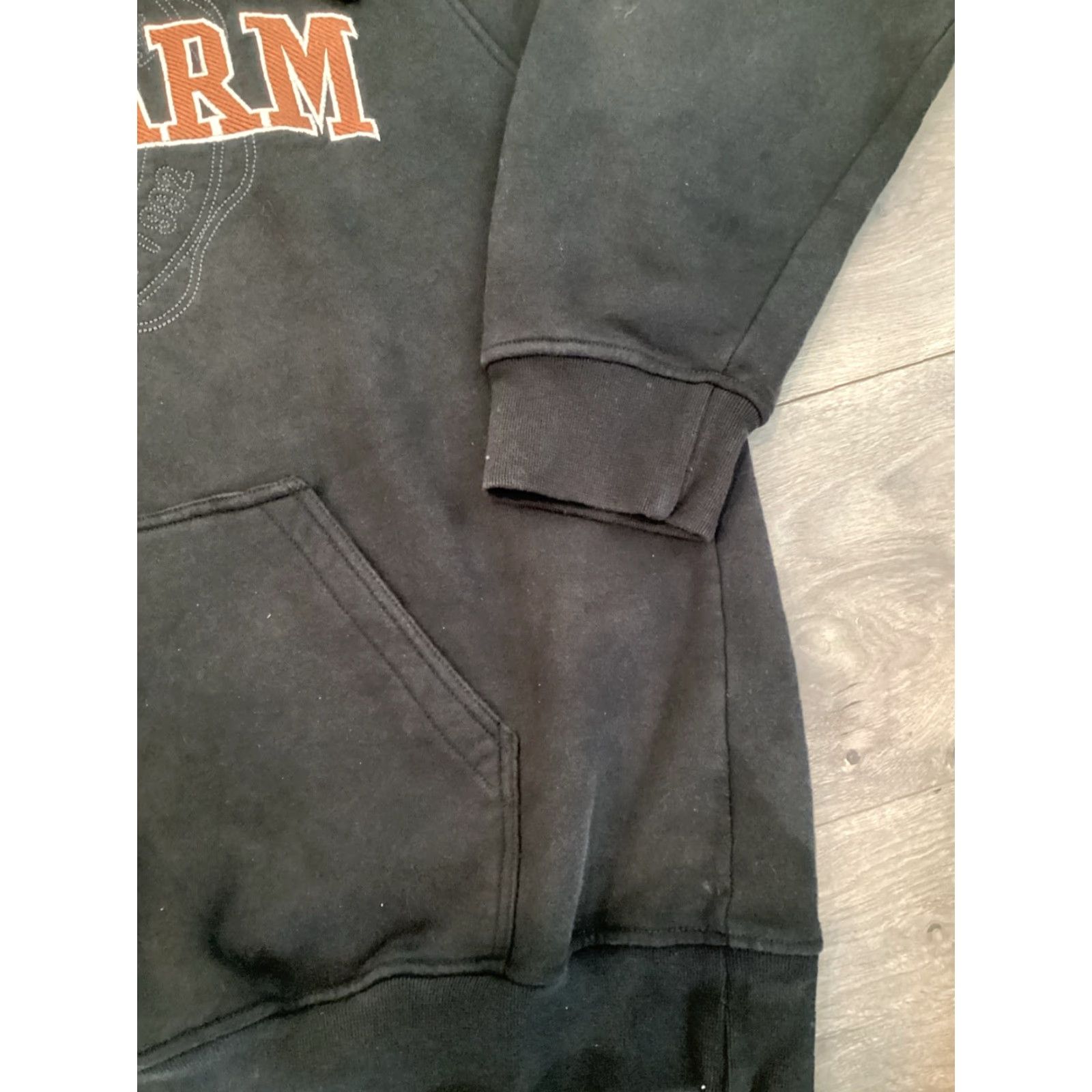 Phat Farm VINTAGE Phat Farm 92 Embroidered Sweatshirt Hoodie Pullover Black Mens Large Size US L / EU 52-54 / 3 - 4 Thumbnail