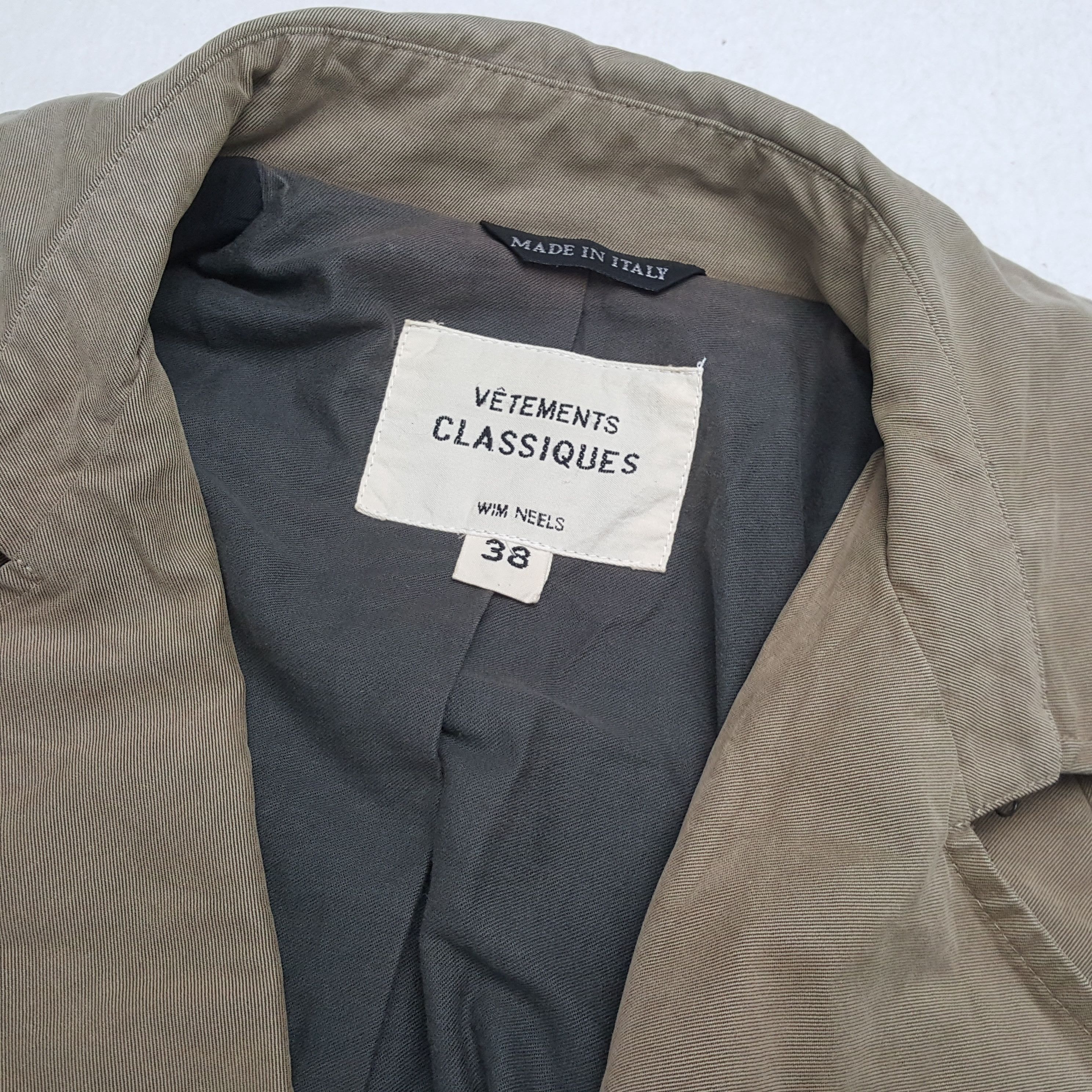Vintage Vintage VETEMENTS CLASSIQUES Fashion Brand Trench Coats Size US M / EU 48-50 / 2 - 10 Thumbnail