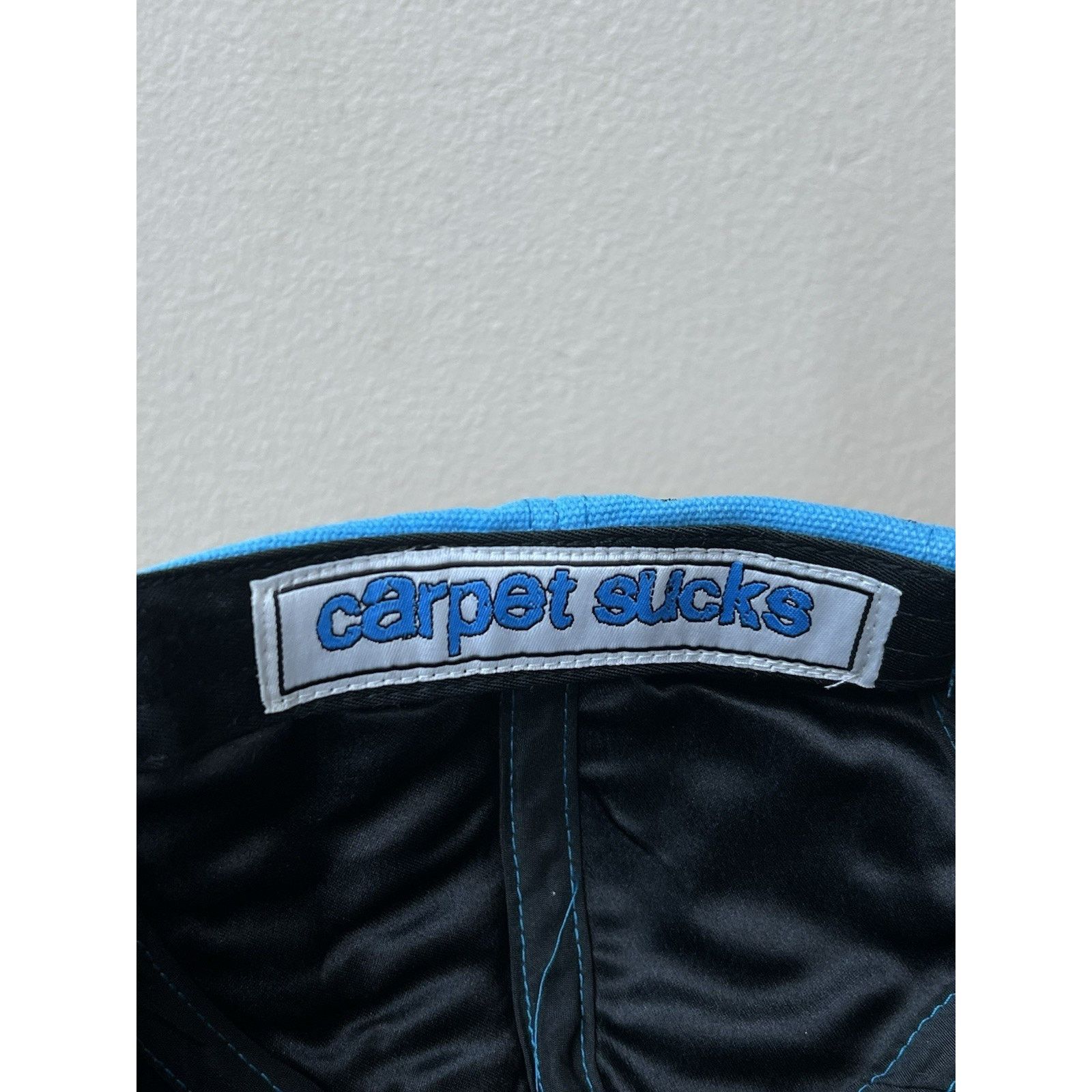 Other Carpet Sucks Company Blue Racing Adjustable Strapback Hat Size ONE SIZE - 5 Thumbnail