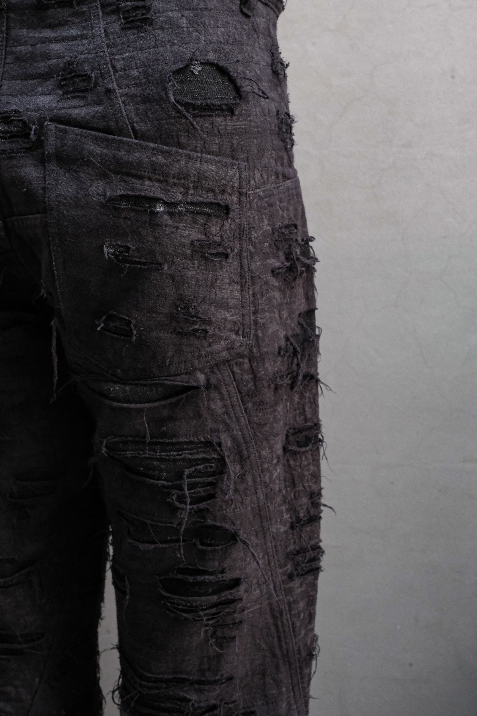 Professor.E Professor.E - E BORO JEANS 22FW-PE-TRL-02 Black Size US 31 - 5 Thumbnail