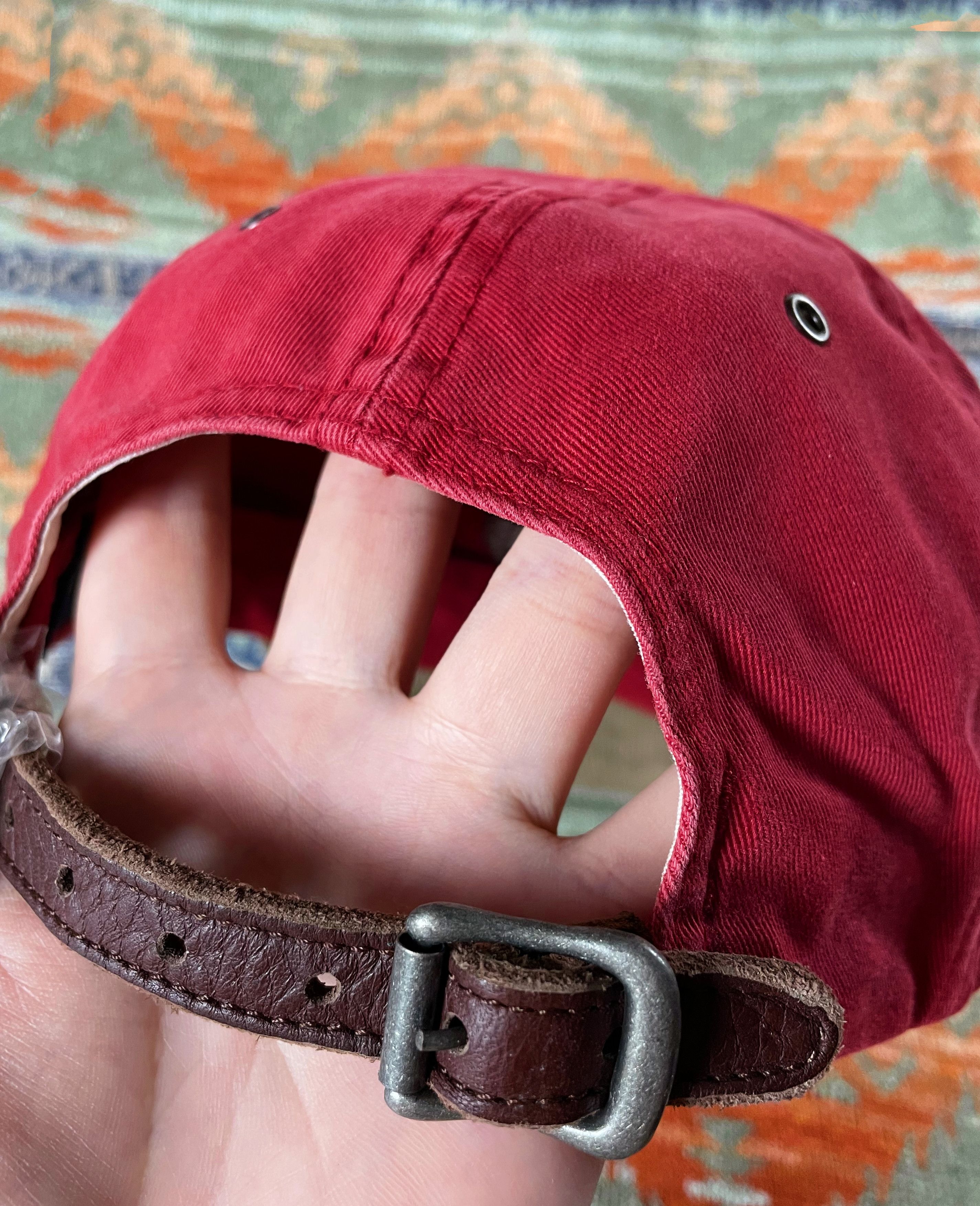 Polo Ralph Lauren Polo Ralph Lauren Rare Outdoor Leather Baseball Hat Cap Size ONE SIZE - 5 Thumbnail