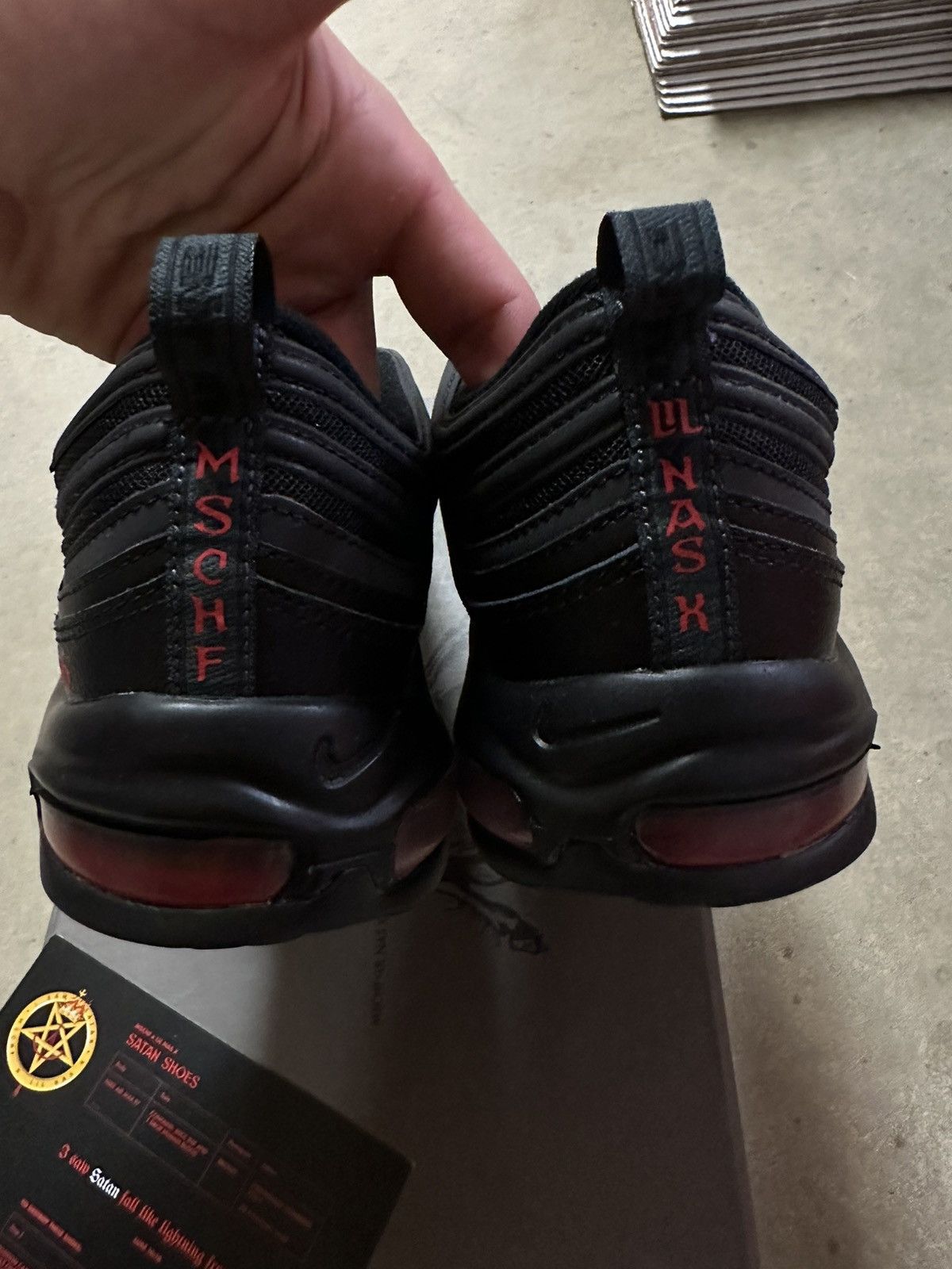Nike Nike x Lil nas x Satan shoes air max 97 Size US 11 / EU 44 - 4 Thumbnail