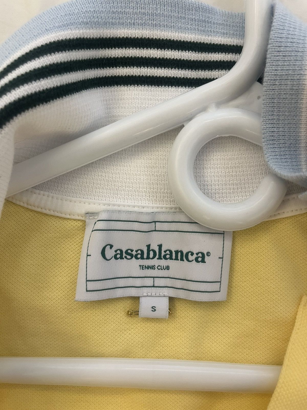 Casablanca Casablanca Pique Polo Shirt Small Size US S / EU 44-46 / 1 - 4 Thumbnail
