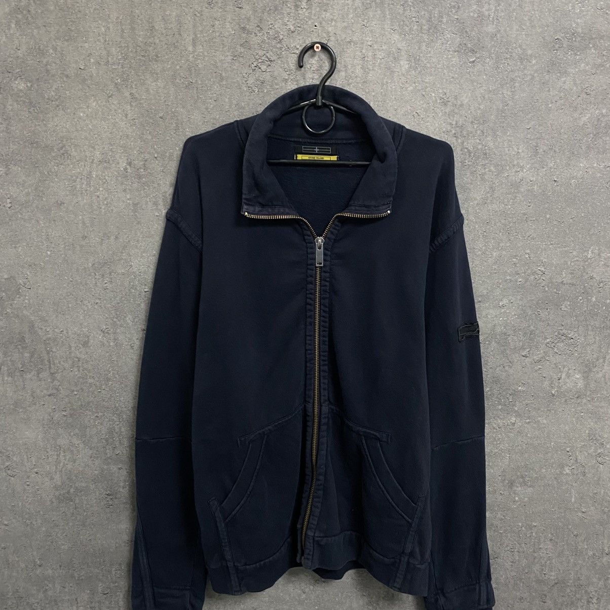 Stone Island Vintage Stone Island Denim Full Zip Hoodie Very Rare Size US XL / EU 56 / 4 - 4 Thumbnail