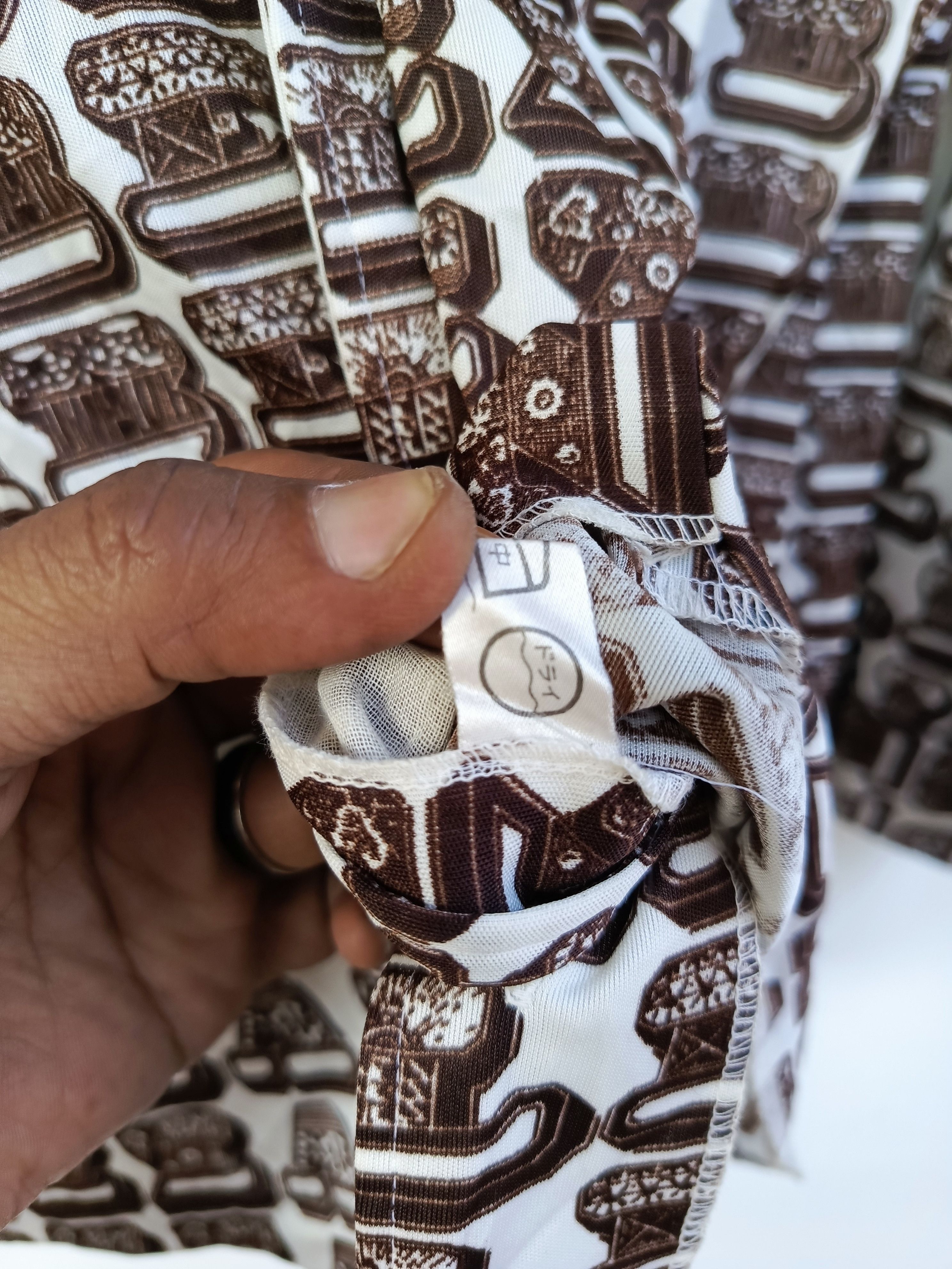 Japanese Brand Harmer full print font pattern button ups Size M / US 6-8 / IT 42-44 - 5 Thumbnail