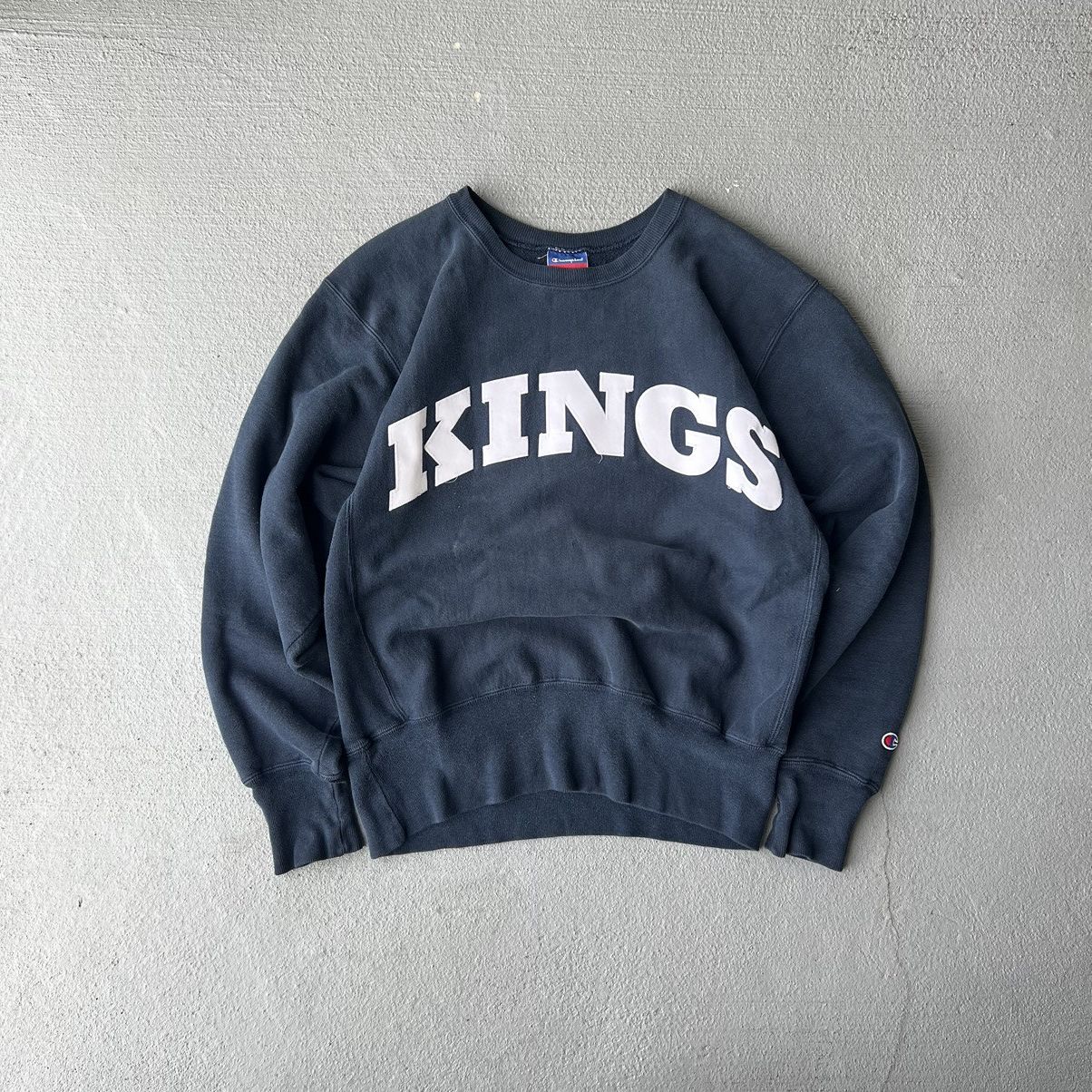 Champion × Vintage Vintage Champion Reverse Weave Kings Crewneck Sweatshirt Size M / US 6-8 / IT 42-44 - 3 Thumbnail