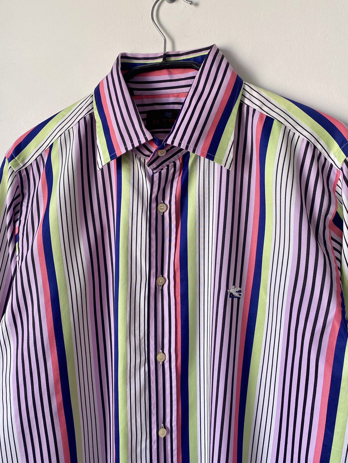 Etro Etro Cotton Multicolor Shirt Size:M Size US M / EU 48-50 / 2 - 2 Thumbnail