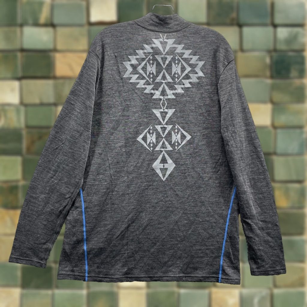Pendleton Pendleton Merino Wool Blend Pullover Men XL Base Layer Southwestern Running Hike Shirt Size US XL / EU 56 / 4 - 1 Thumbnail