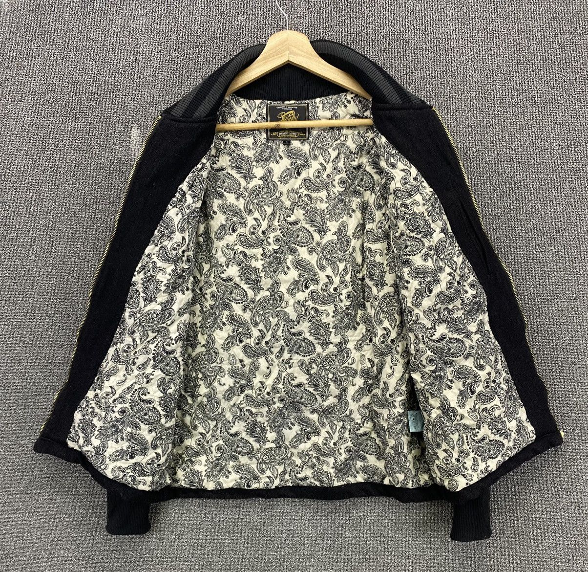 Japanese Brand Vintage Eyecandy Paisley Inspired Wacko Maria Varsity Jacket Size US L / EU 52-54 / 3 - 14 Thumbnail