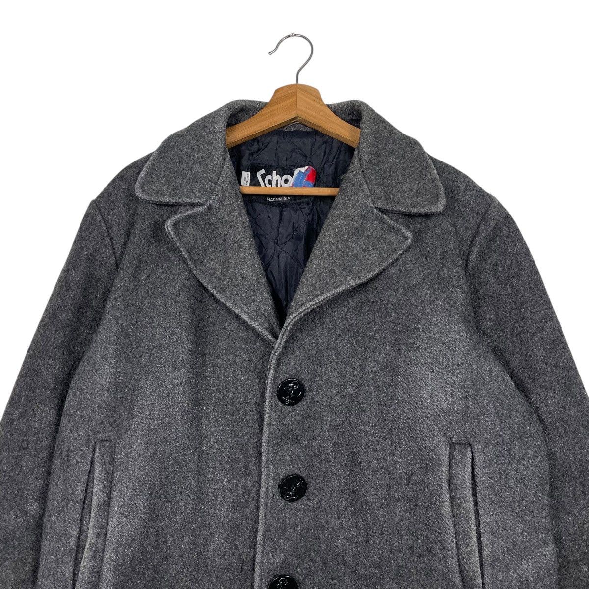 Schott Vintage Schott Black Coat Size US M / EU 48-50 / 2 - 2 Thumbnail