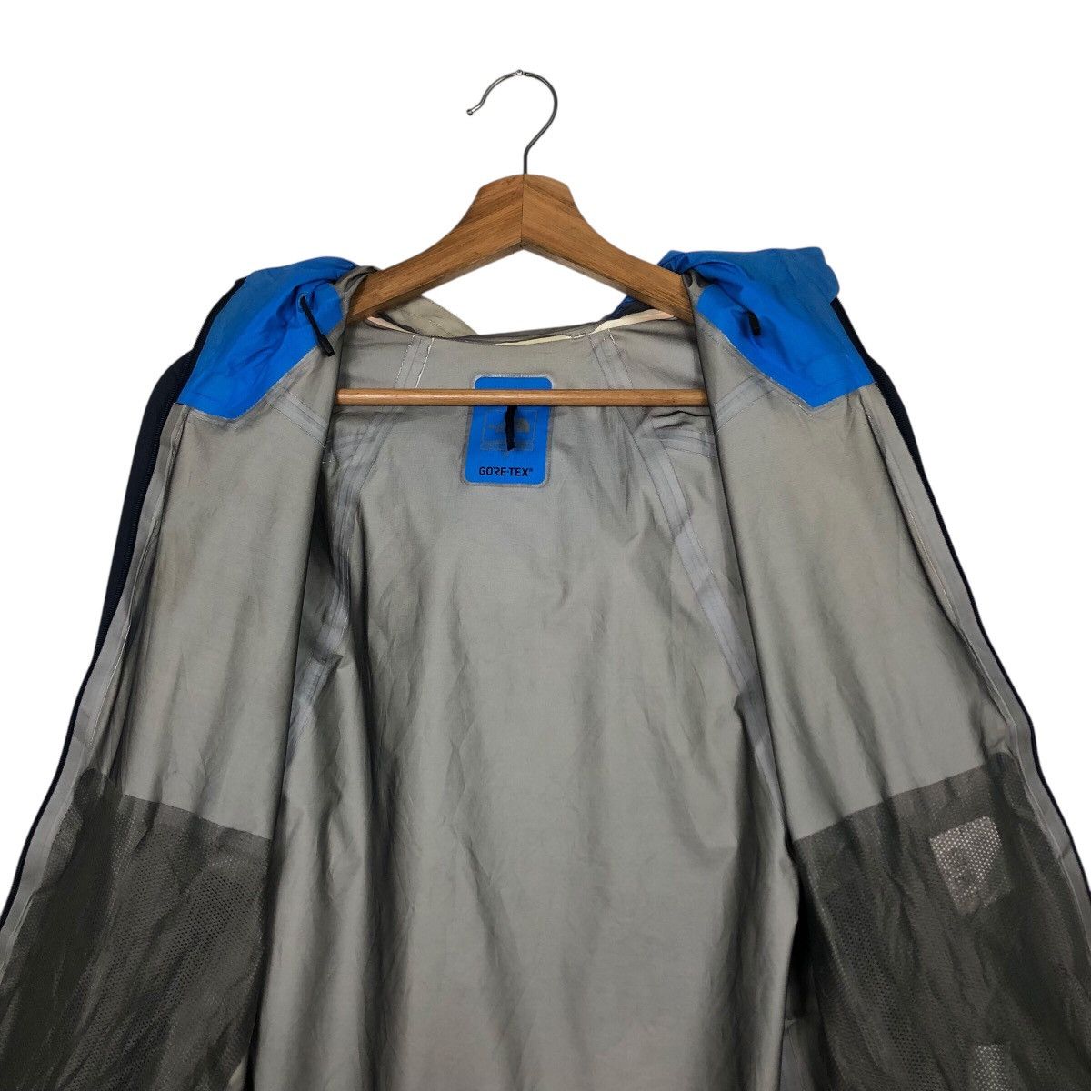 The North Face 📌Rich Blue Zipper Outdoor Hunting The North Face Goretex Size US M / EU 48-50 / 2 - 16 Thumbnail