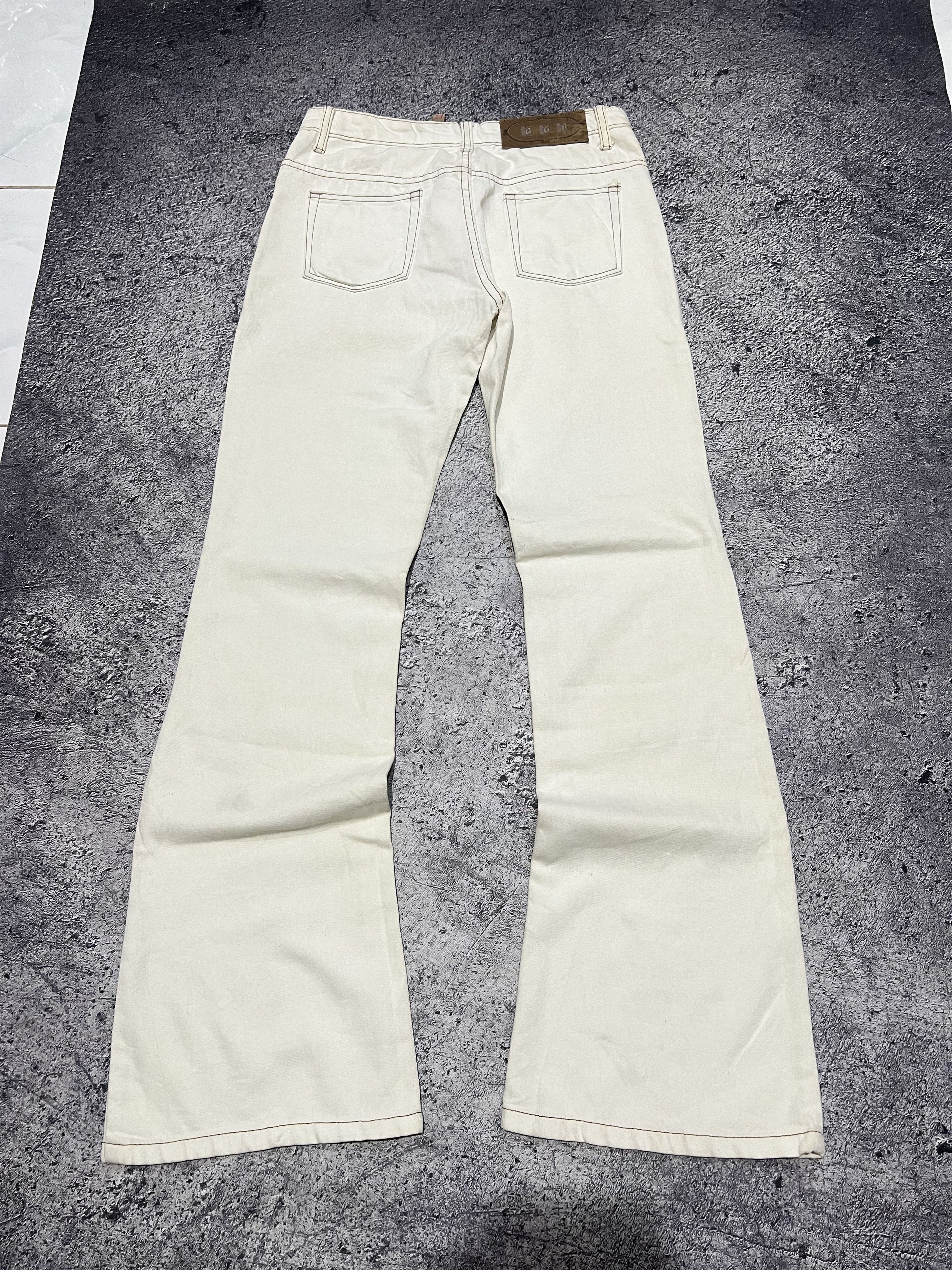 Japanese Brand 2000s Hysteric Ifsixwasnine Printed Swarovski Flare y2k Lgb Size US 28 / EU 44 - 2 Thumbnail