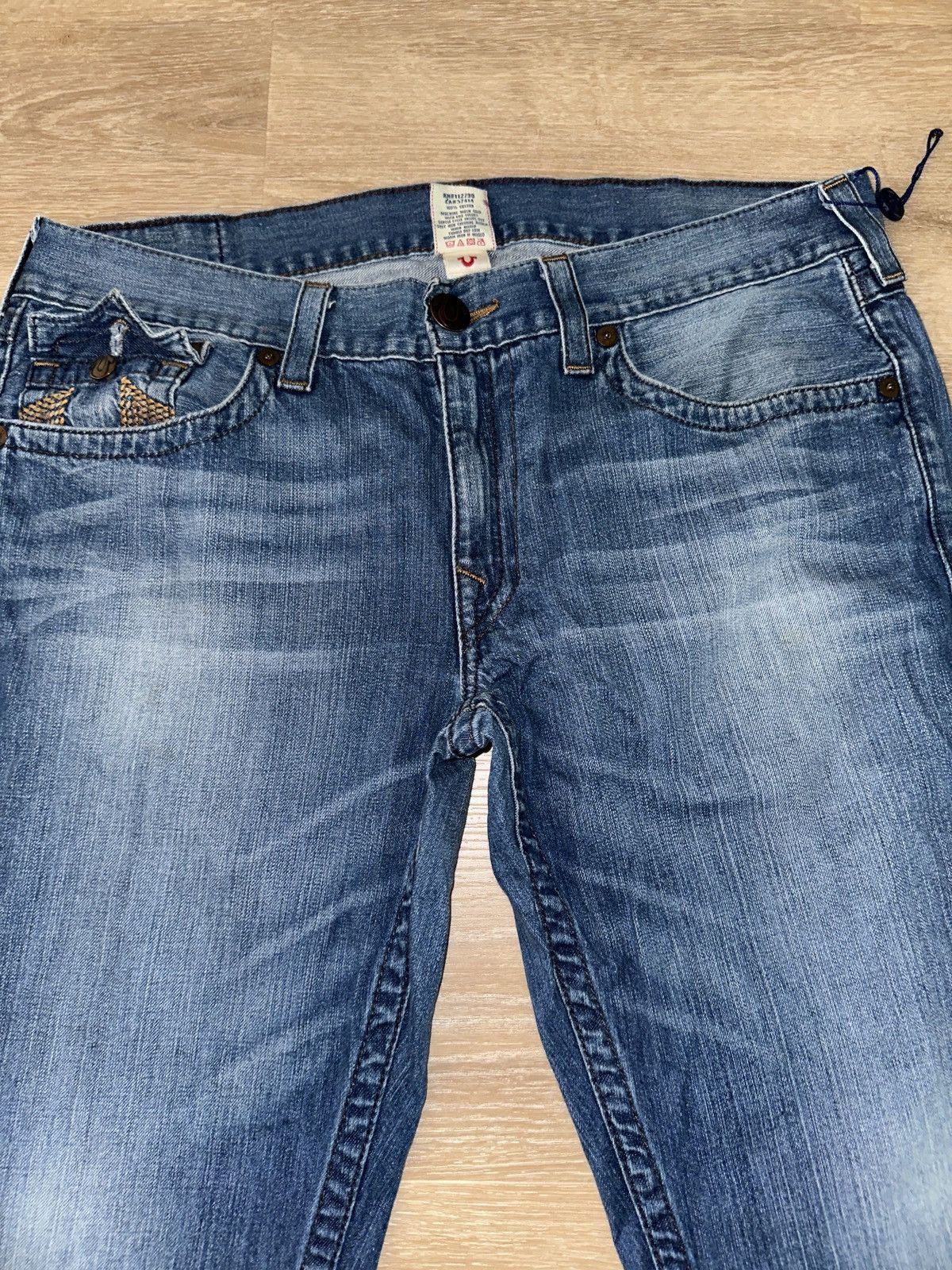 True Religion Vintage True Religion Straight Leg Denim Jeans Size 38 Size US 38 / EU 54 - 3 Thumbnail