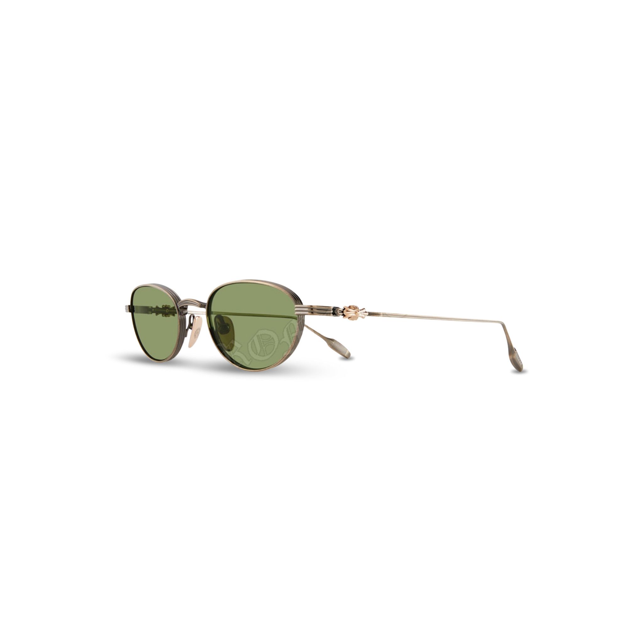 Chrome Hearts CHROME HEARTS CLITORIAL Antique Gold Sunglasses Size ONE SIZE - 1 Thumbnail