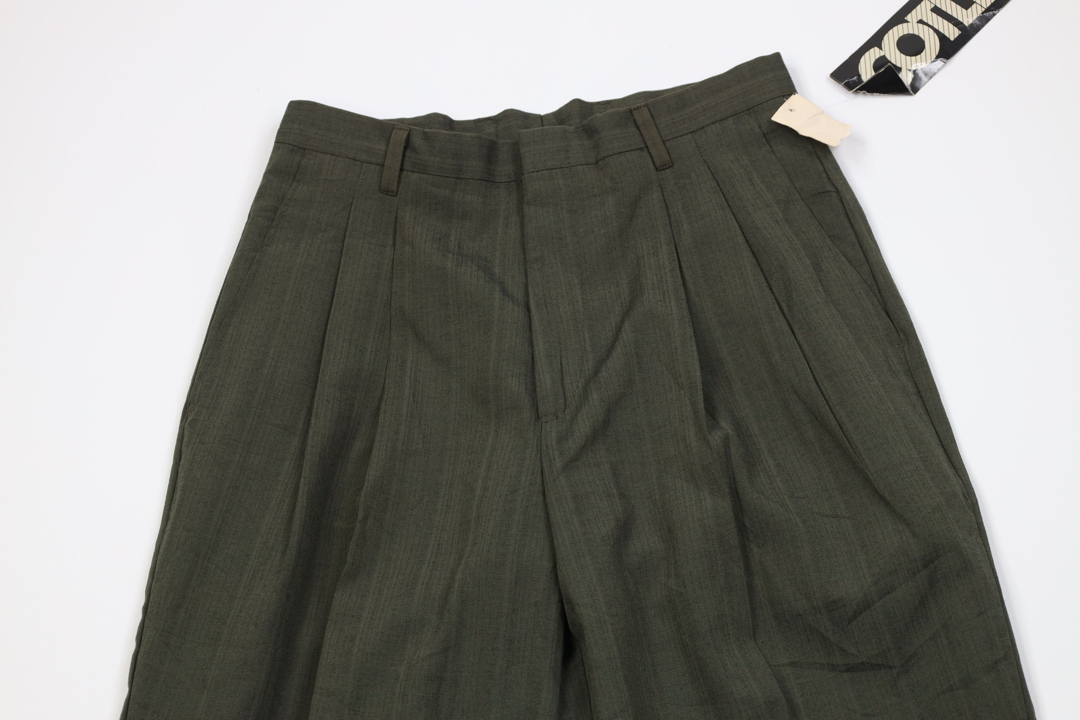 Vintage Deadstock Vintage 70s 80s Gabardine High Waist Chino Pants Size 28" / US 6 / IT 42 - 2 Thumbnail