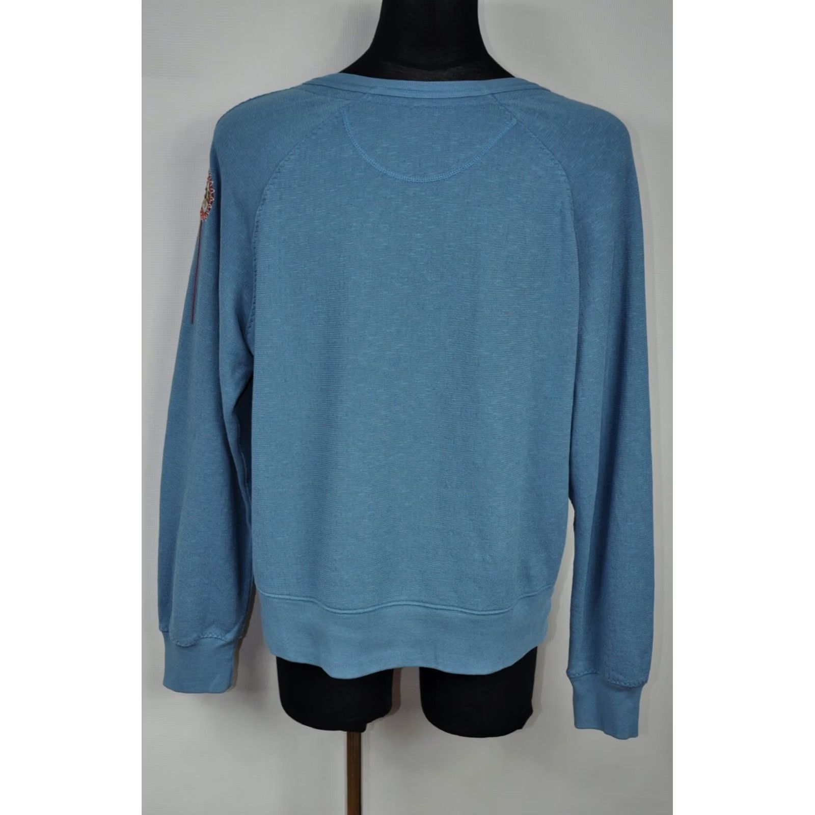 Parajumpers Parajumpers Sweatshirt Men L Blue Cotton Logo Pullover Modern Fit Size L Size US L / EU 52-54 / 3 - 4 Thumbnail