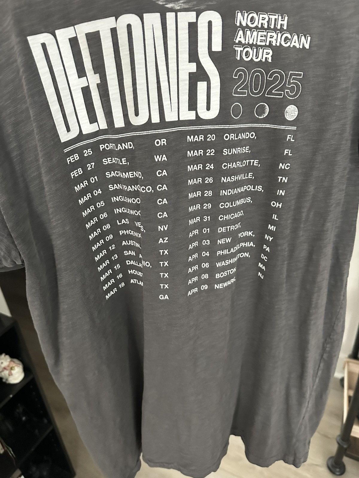 Band Tees Deftones 2025 tour tee Size US M / EU 48-50 / 2 - 3 Thumbnail