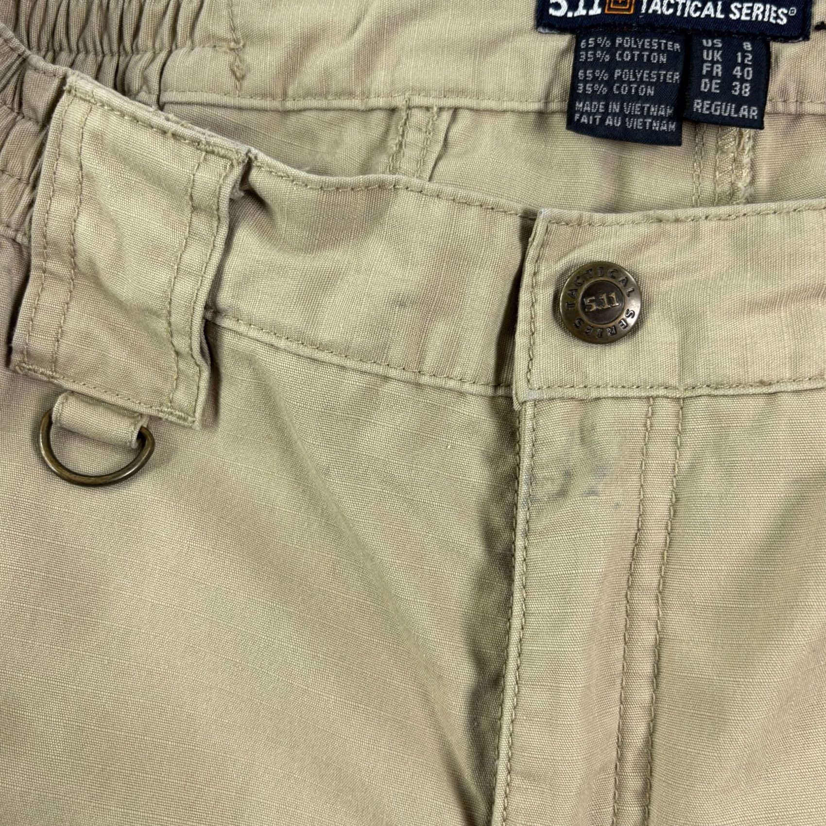 Vintage 5.11 Tactical Pants Womens Size 8 Beige Cargo Taclite Pro Ripstop Utility Pants Women Beige 5.11 Tactical XX Size 30" / US 8 / IT 44 - 3 Thumbnail