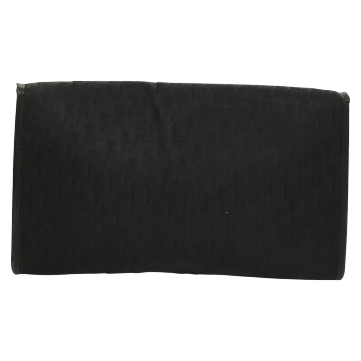 Dior DIOR Trotter Canvas Chain Shoulder Bag Black Gold Size ONE SIZE - 3 Thumbnail