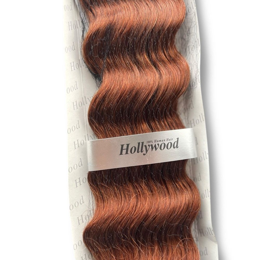Other 100% Human hair Italian French Deep Weaving -Copper Red #3 Size ONE SIZE - 4 Thumbnail