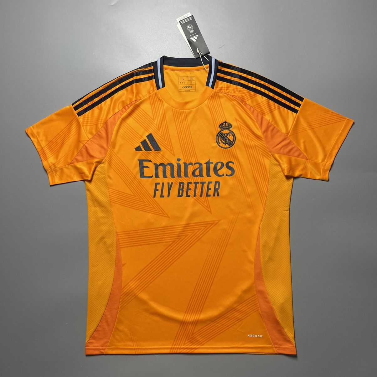 Adidas REAL MADRID ADIDAS 2024/2025 SOCCER AWAY JERSEY Size US L / EU 52-54 / 3 - 1 Thumbnail
