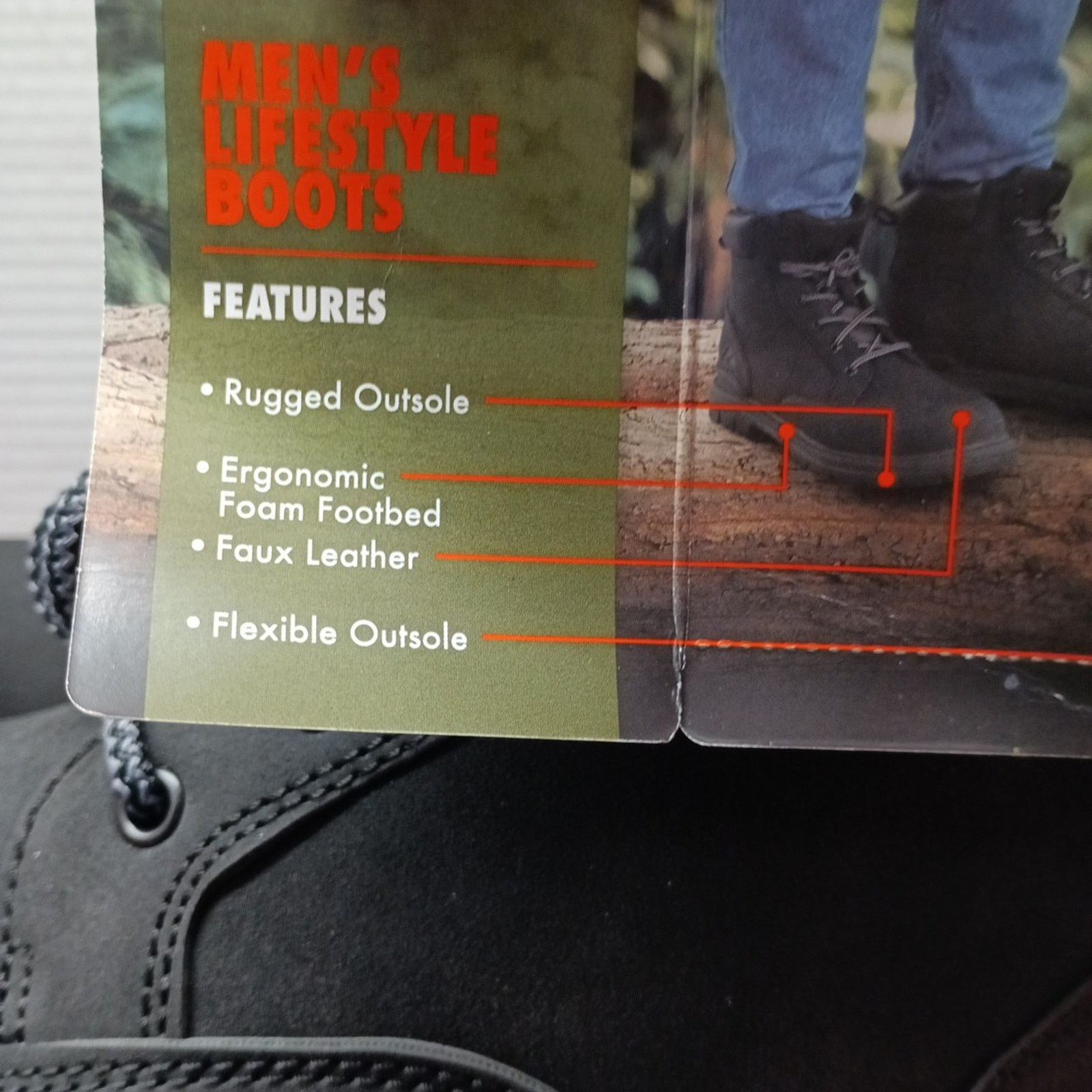 Other Ozark Trail New Size US 11 Men's Hiking Boots Troy II Black Size US 11 / EU 44 - 3 Thumbnail