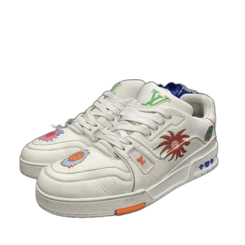 Louis Vuitton lv trainer sneakers with colorful designs Size US 8.5 / EU 41-42 - 1 Thumbnail