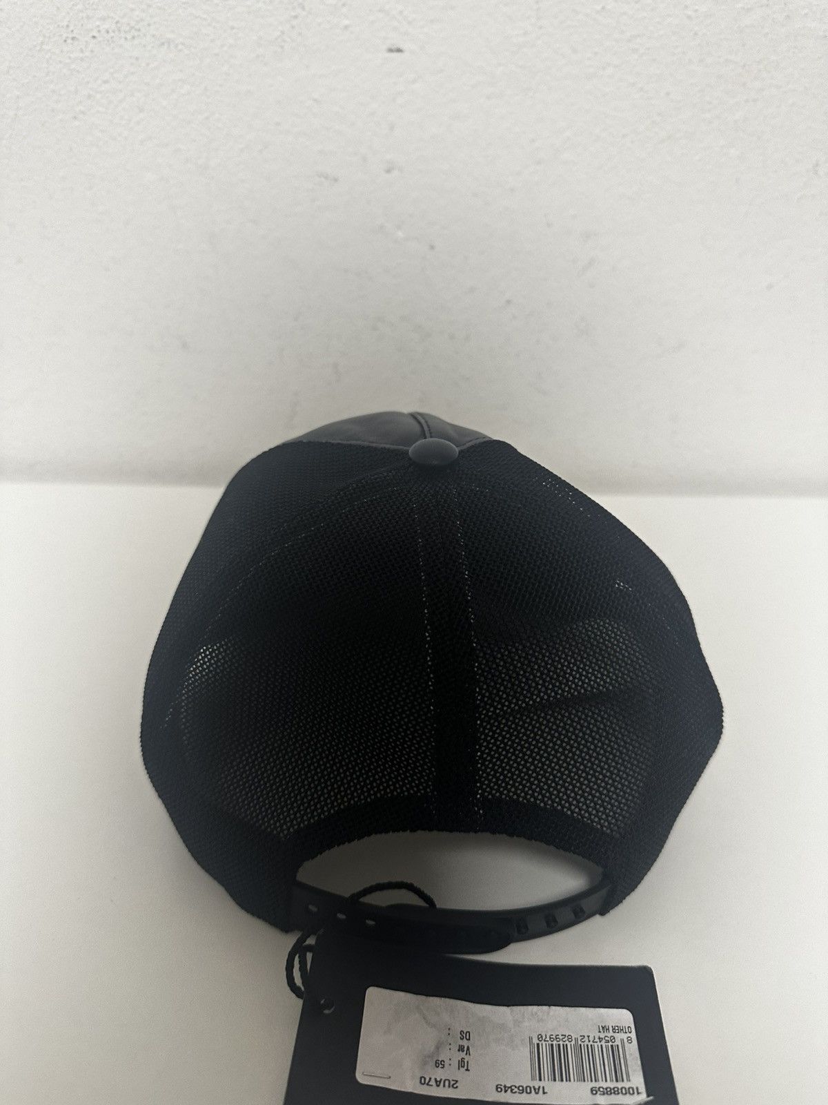 Versace Versace Leather Logo Trucker Hat Size ONE SIZE - 5 Thumbnail